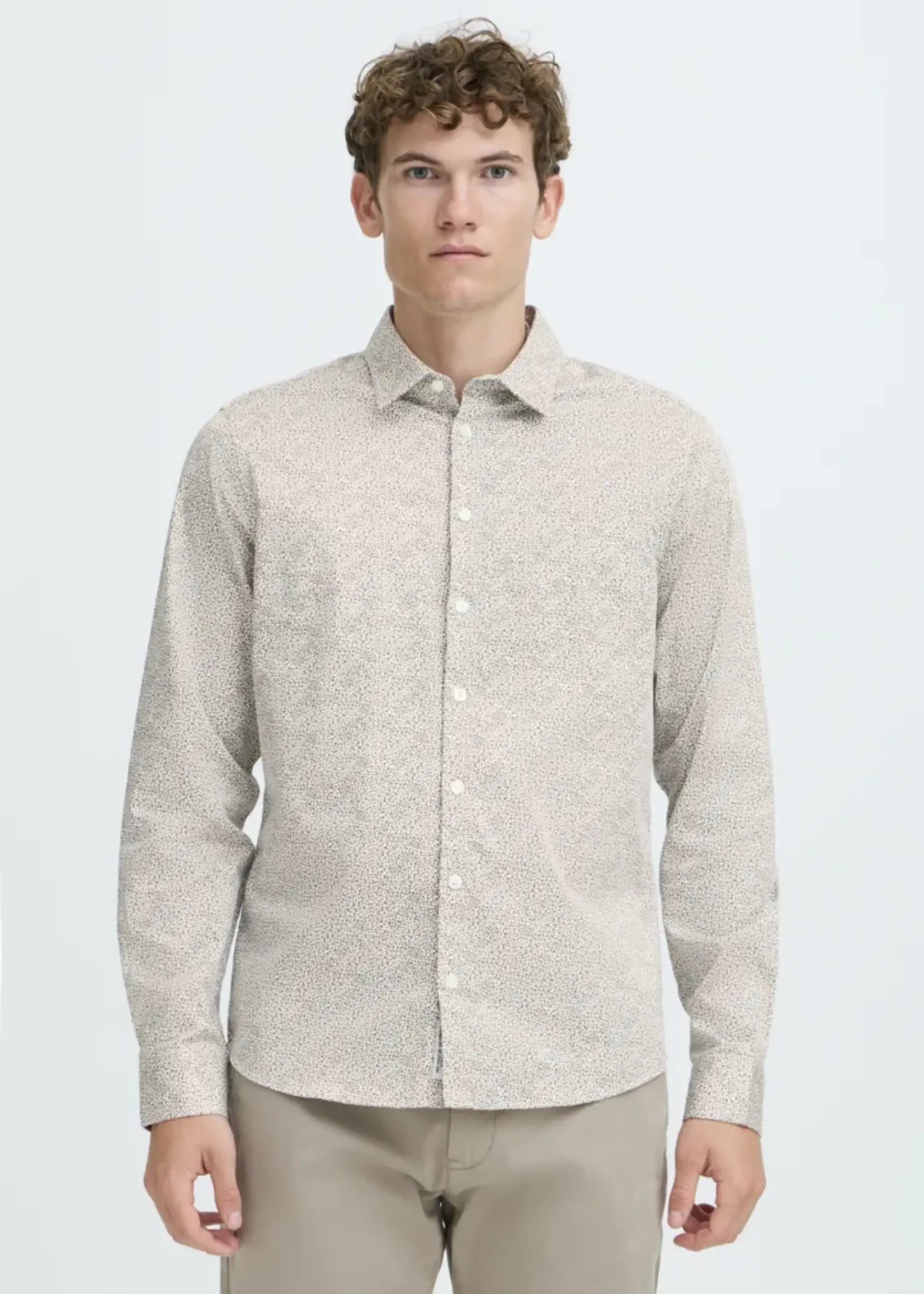 Casual Friday Casual Friday Nilo LS Shirt - Roasted Cashew