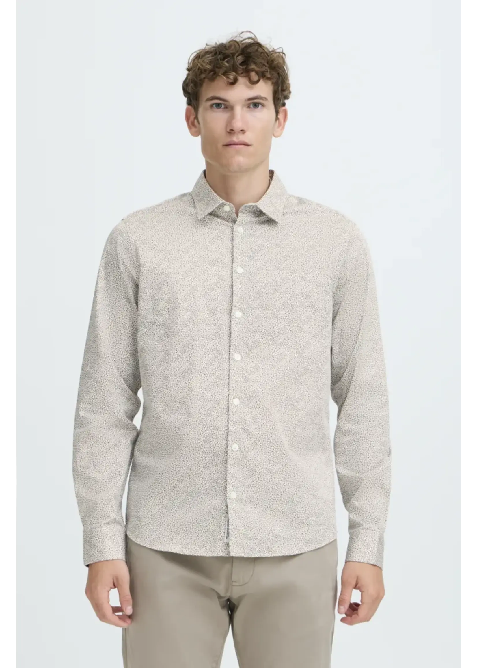 Casual Friday Casual Friday Chemise Nilo LS - Roasted Cashew