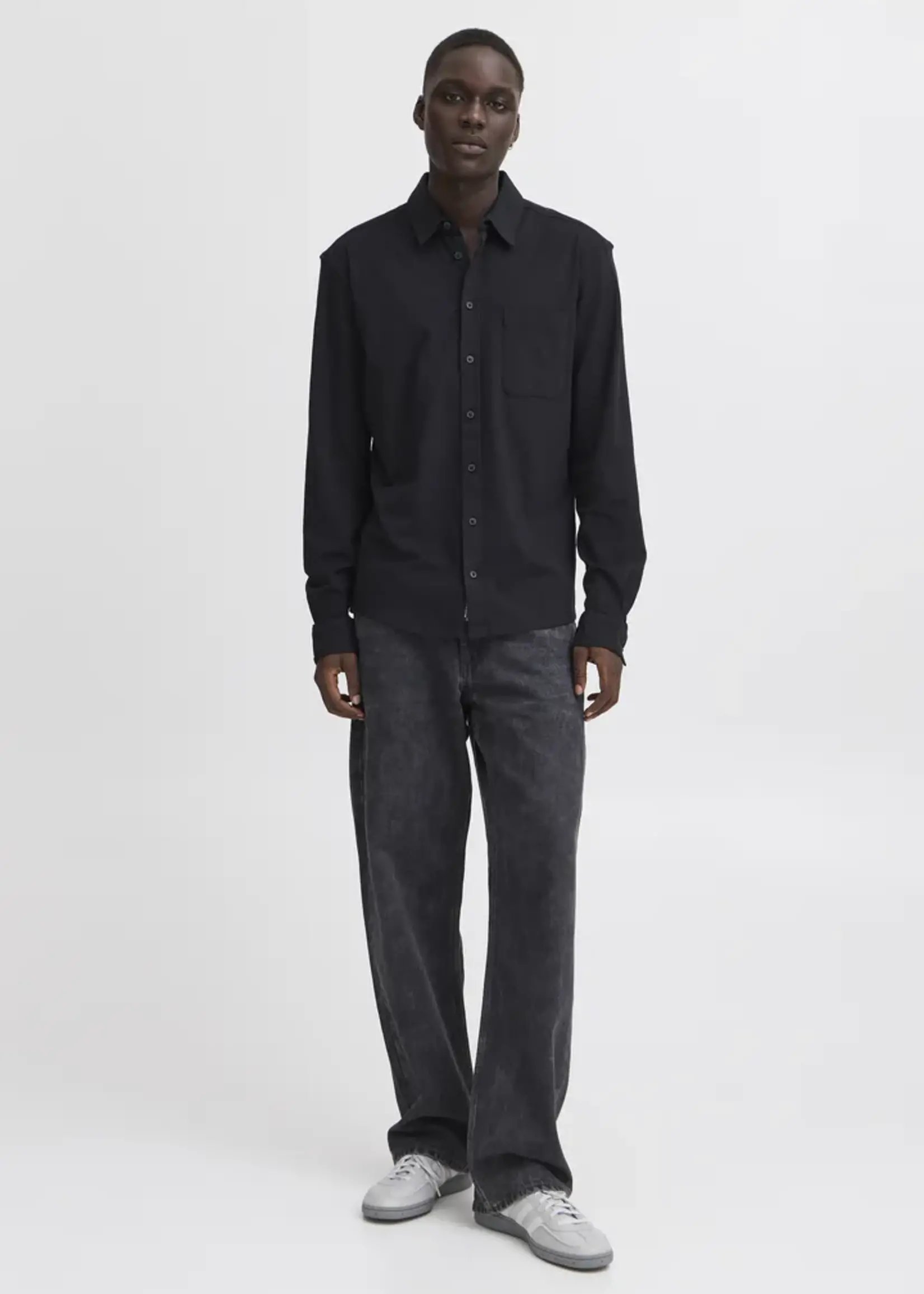 Blend Blend Chemise Jersey Halo - Noir