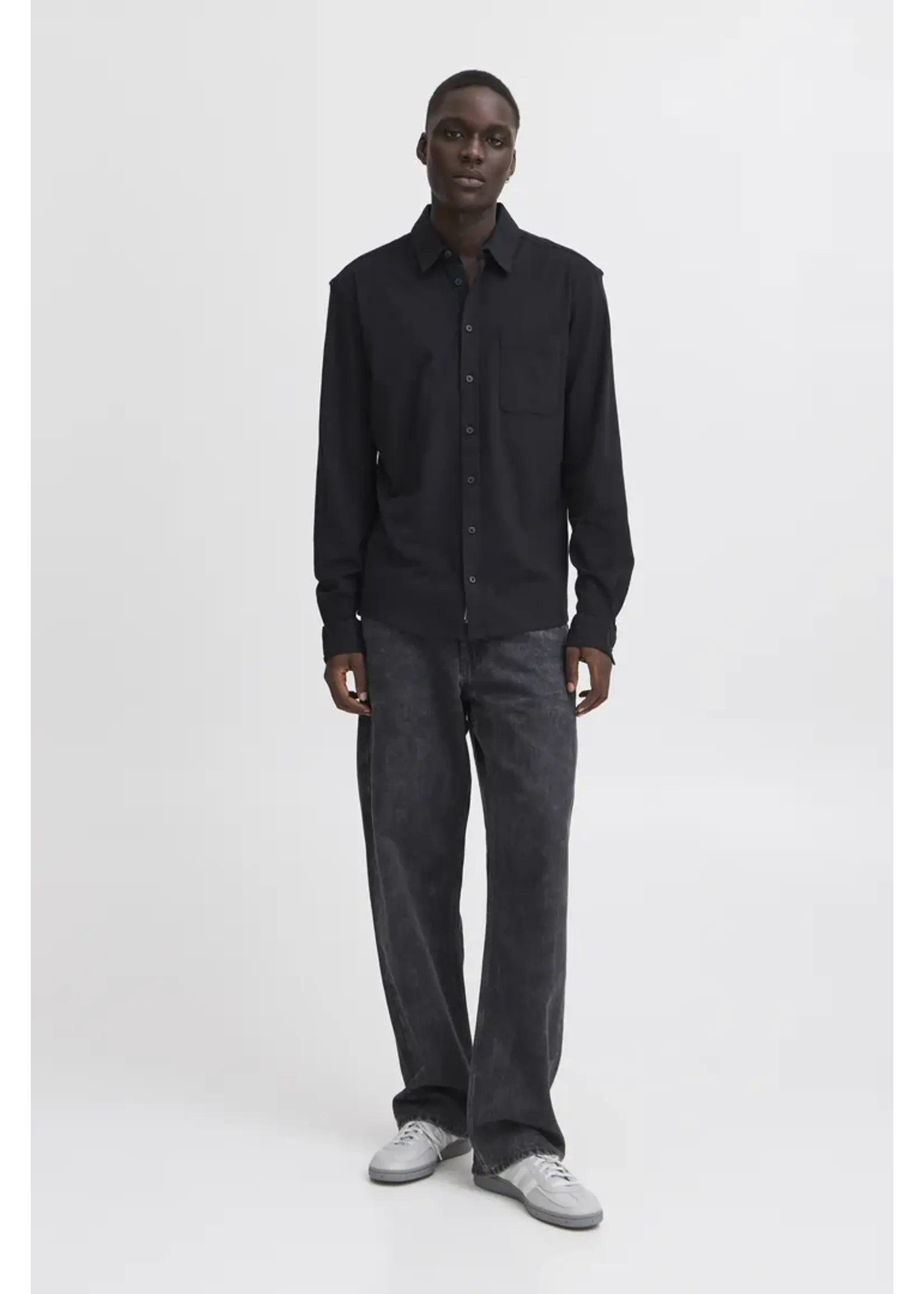 Blend Blend Chemise Jersey Halo - Noir