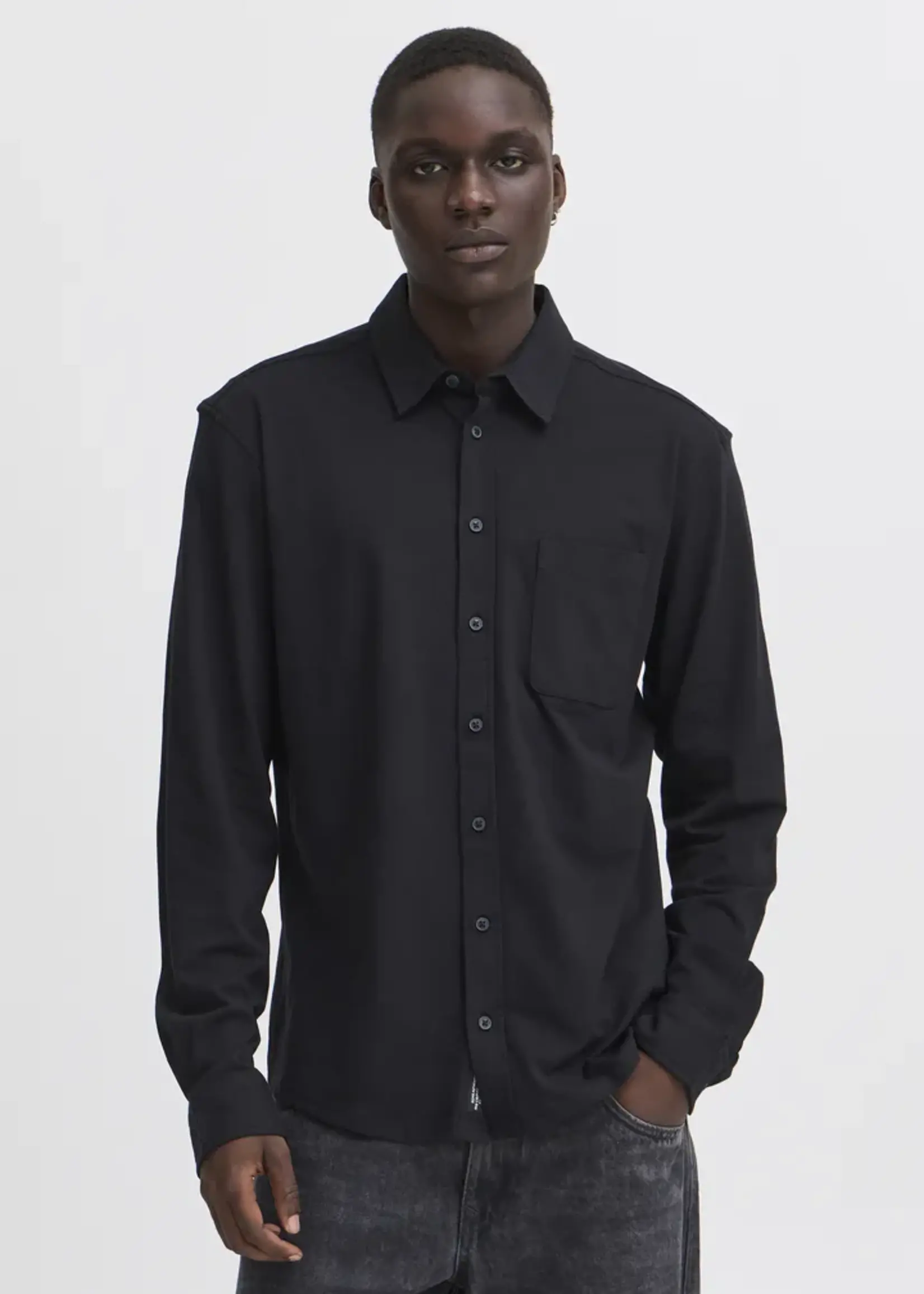 Blend Blend Chemise Jersey Halo - Noir