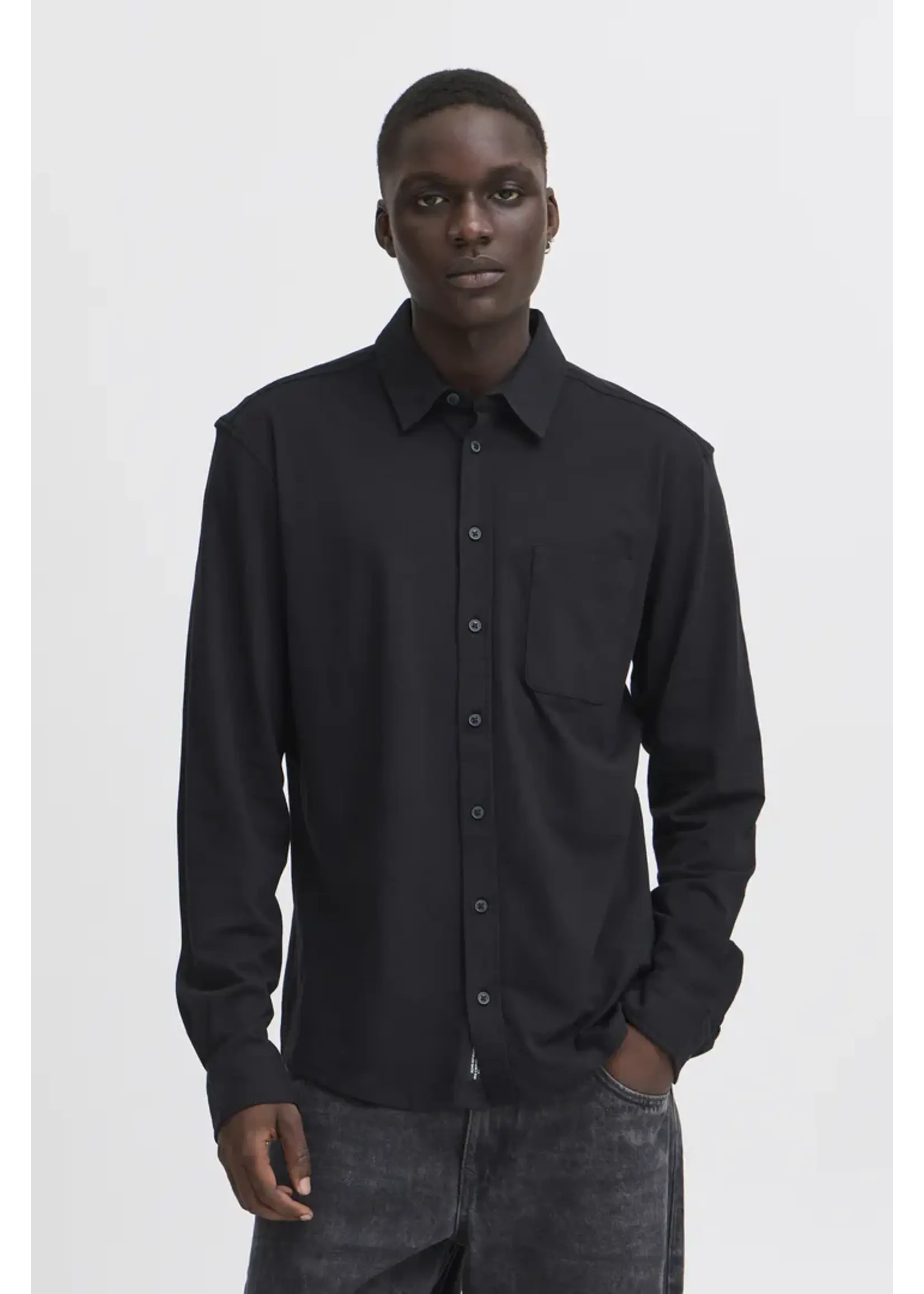 Blend Blend Chemise Jersey Halo - Noir