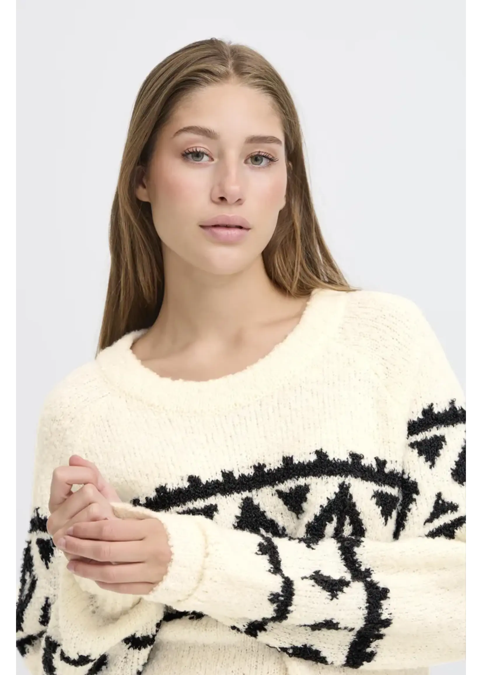 ICHI ICHI IHCarani LS Pullover - Birch