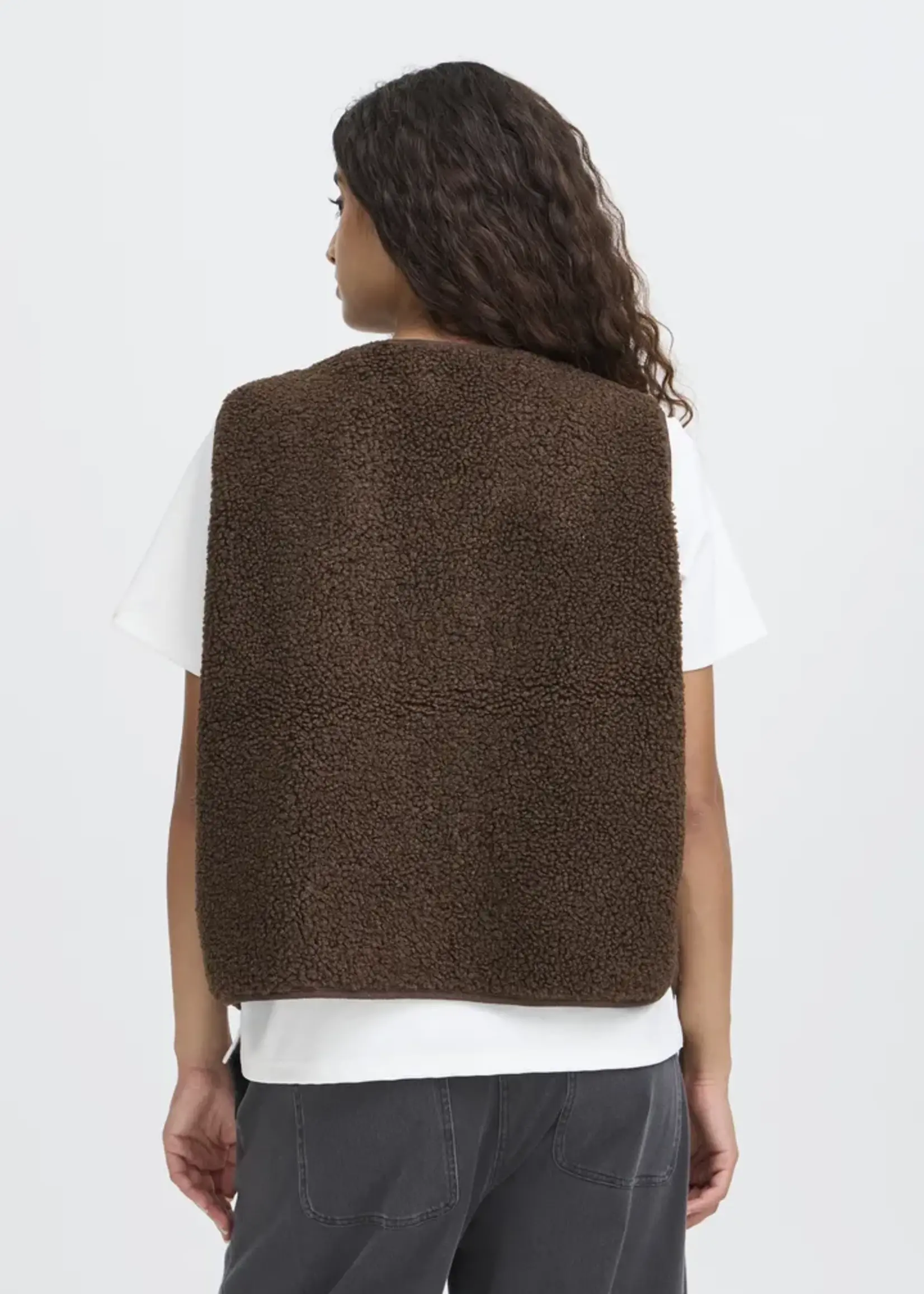 ICHI ICHI IHGozima Waistcoat - Coffee Bean