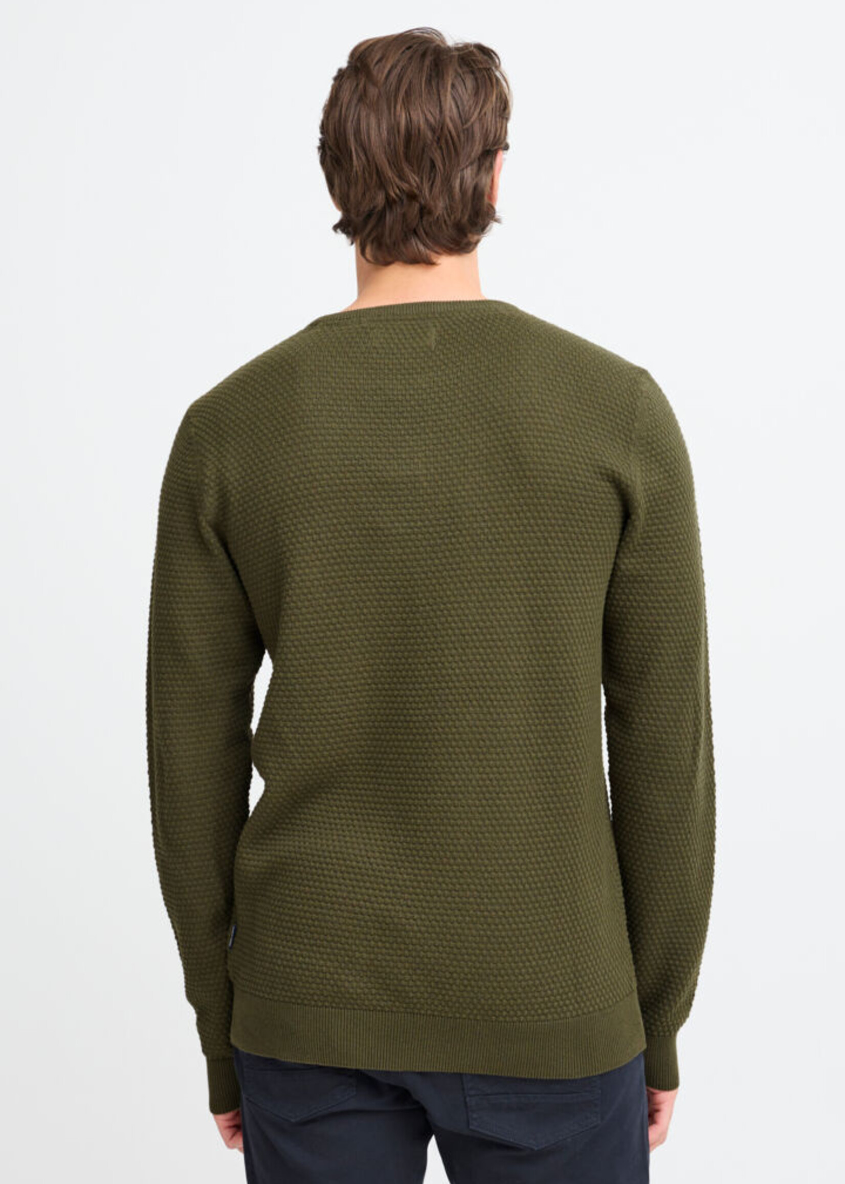 Blend Blend BHRedhill Knitted Pullover - Forest Night
