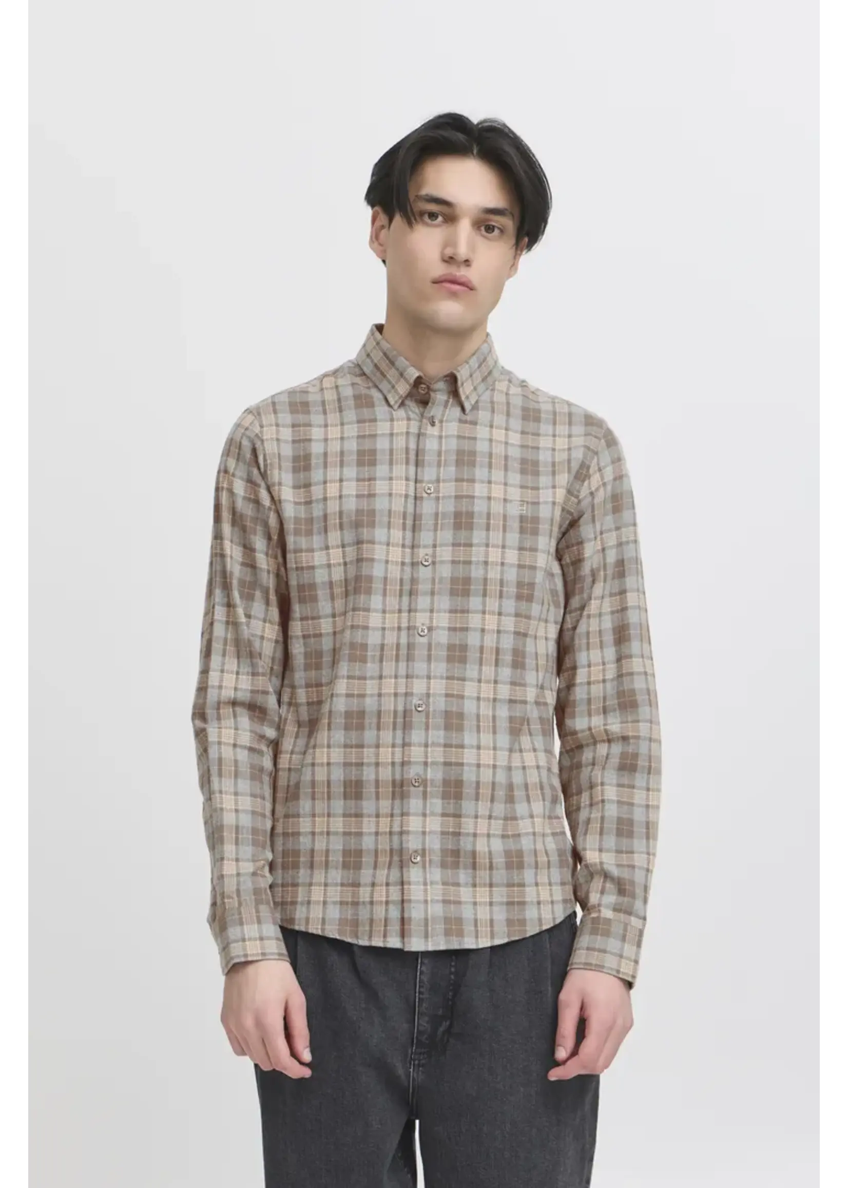 Casual Friday Casual Friday Chemise Brossée CFAnton - Black Olive
