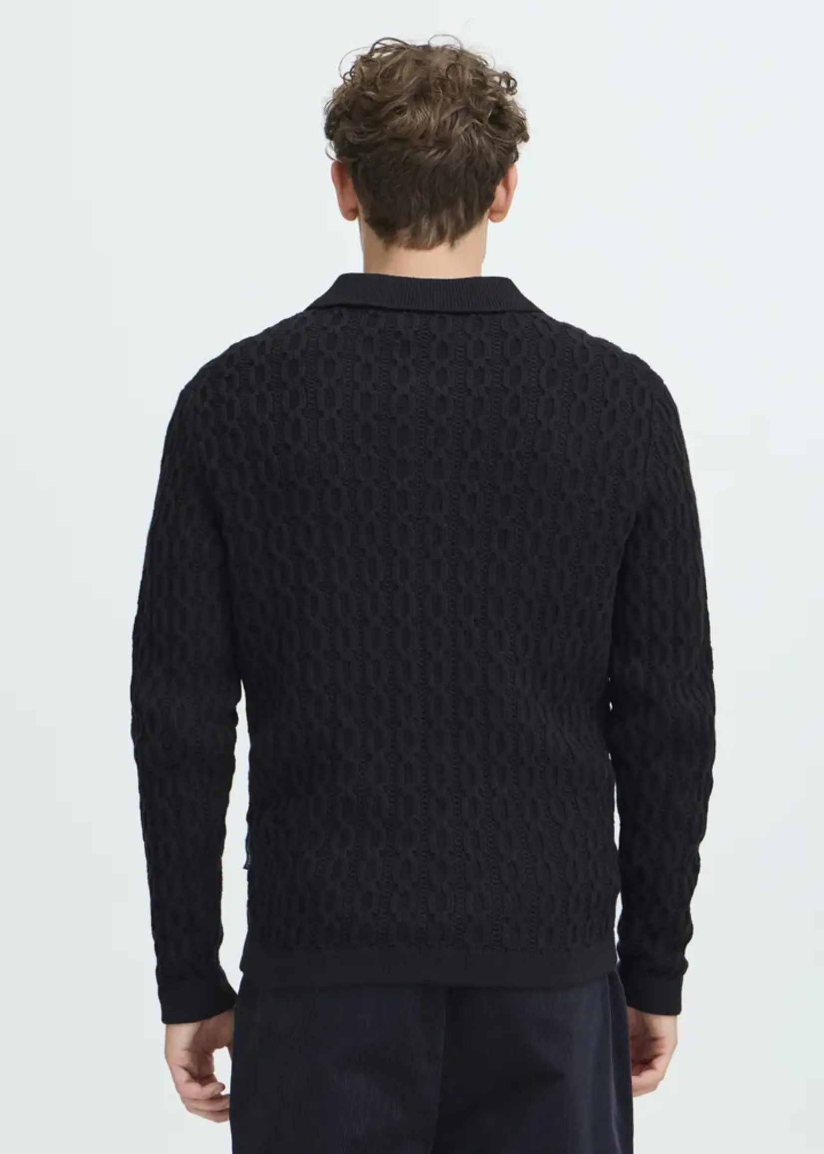 Casual Friday Casual Friday Cardigan Torsadé CFToke - Dark Navy