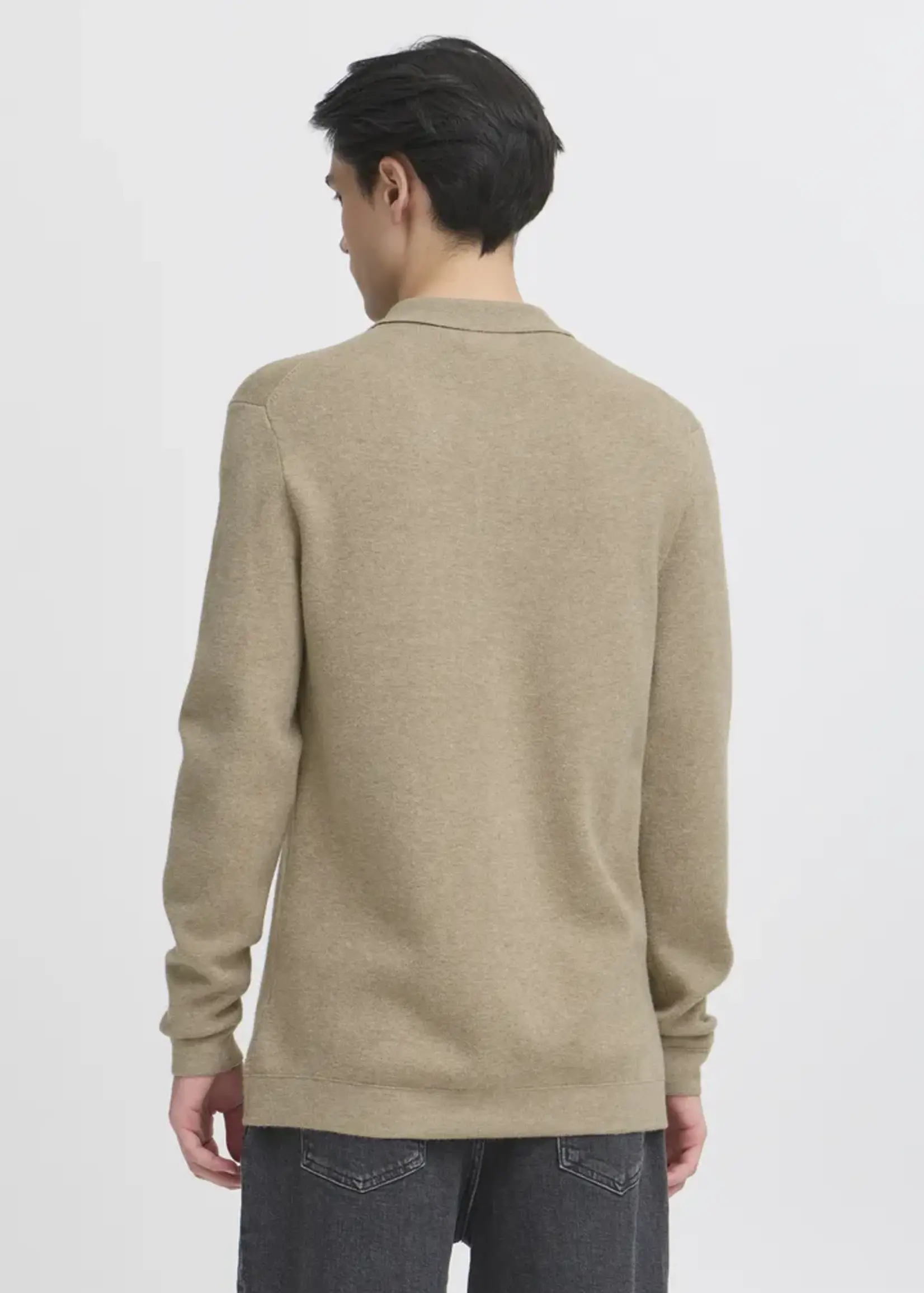 Casual Friday Casual Friday CFIngmar Knitted Polo Pullover - Roasted Cashew