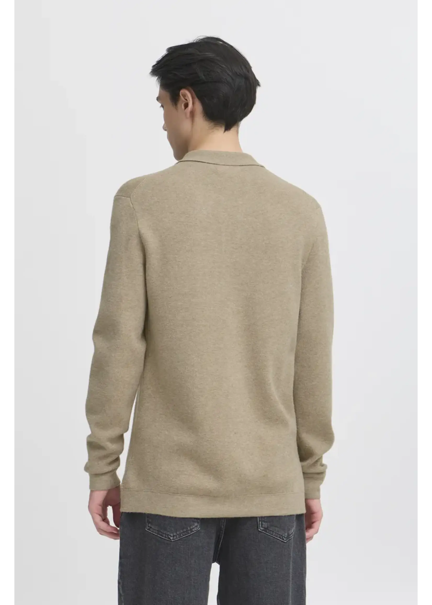 Casual Friday Casual Friday CFIngmar Knitted Polo Pullover - Roasted Cashew