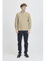 Casual Friday Casual Friday Tricot Structuré Demi-Zip CFVisti - Roasted Cashew