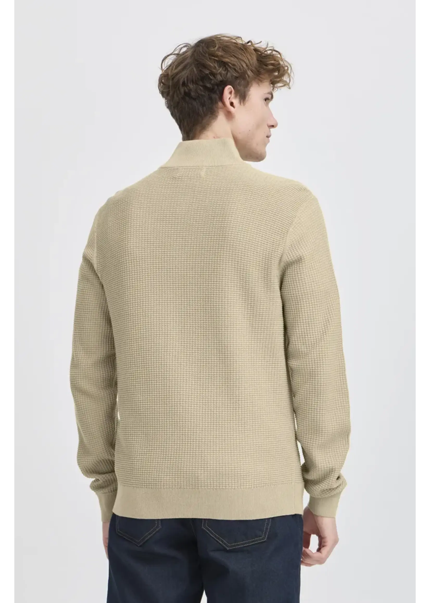 Casual Friday Casual Friday CFVisti Structured Halfzip Knit - Roasted Cashew