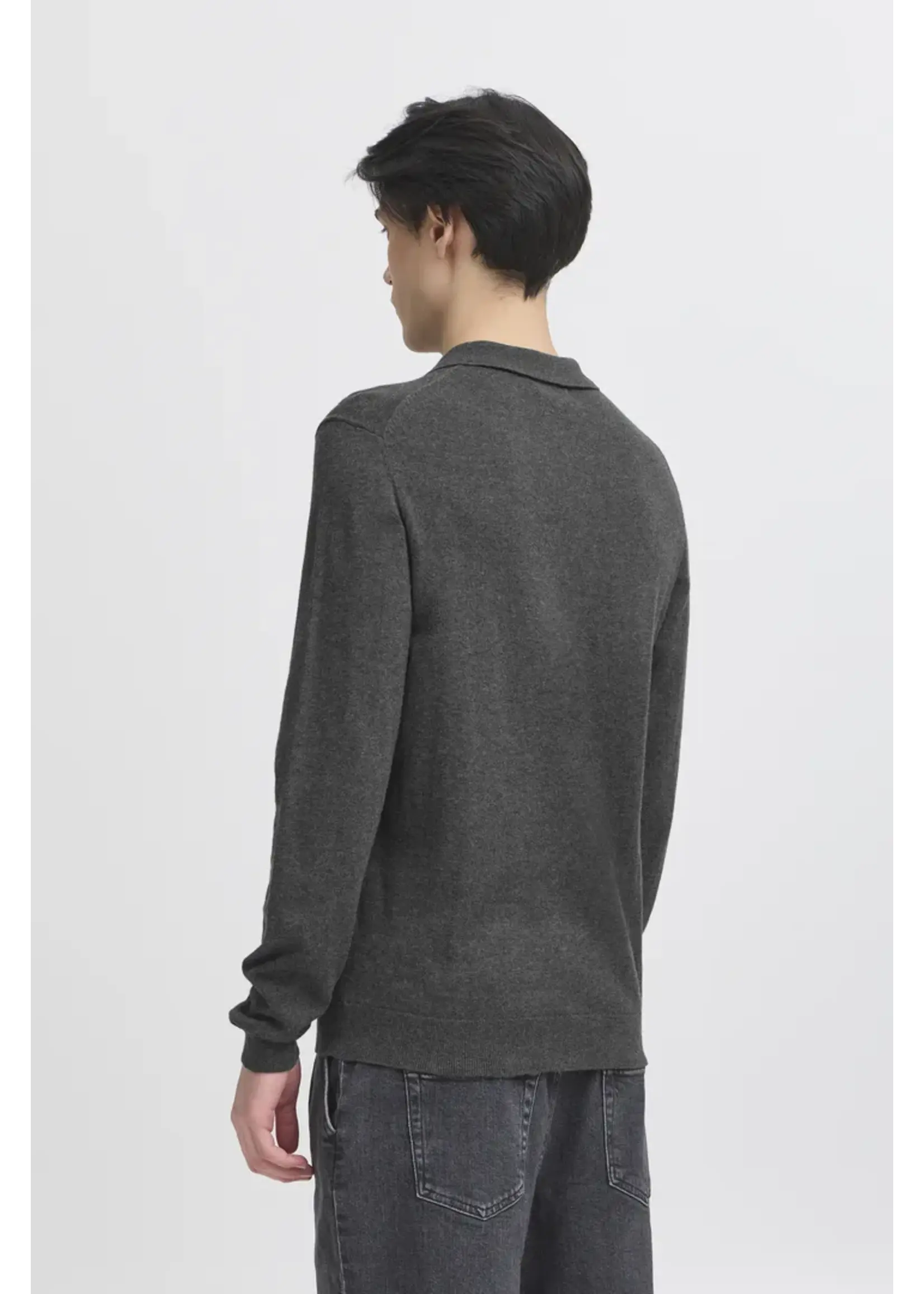 Casual Friday Casual Friday CFFrode Polo Knit - Dark Grey