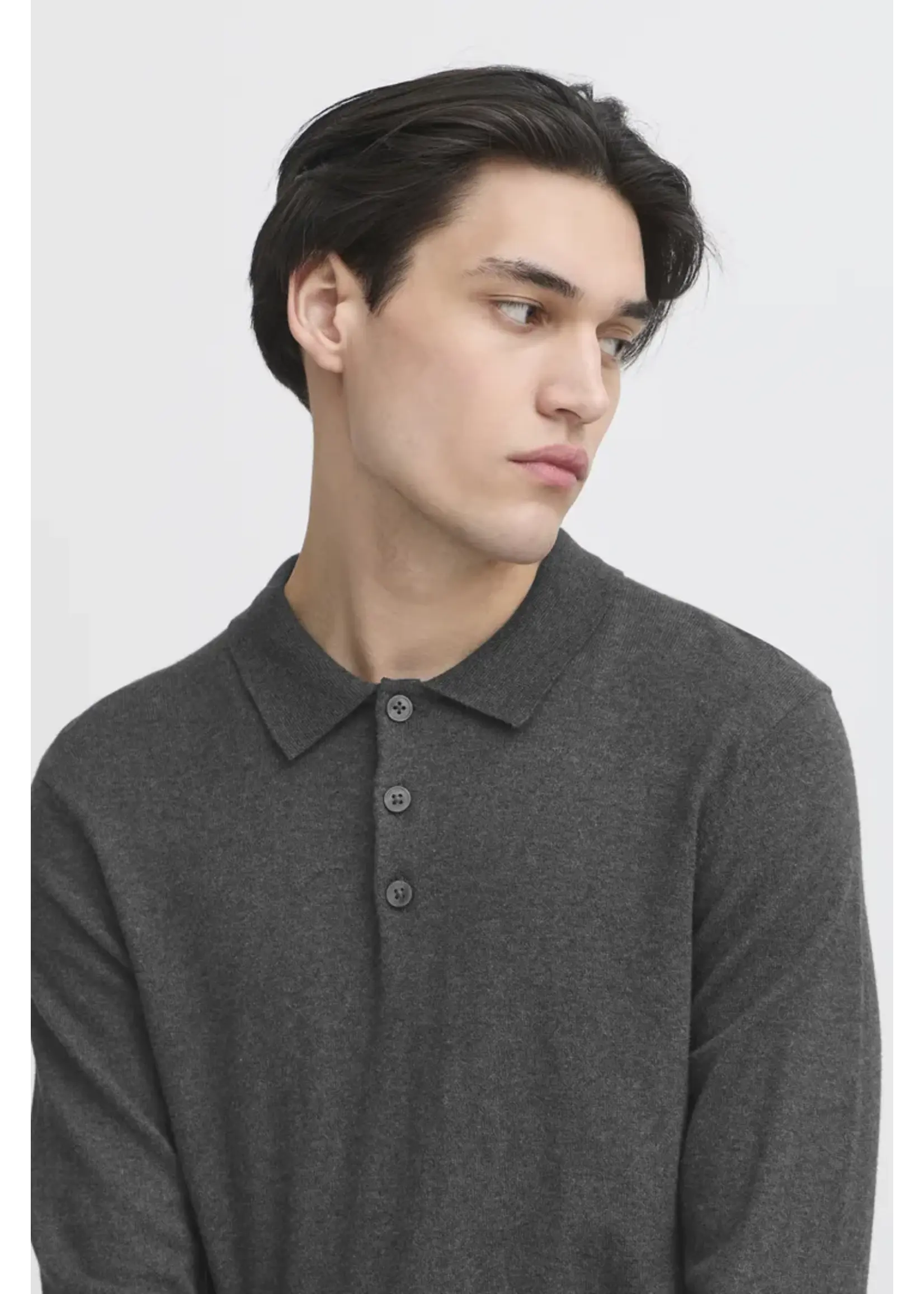 Casual Friday Casual Friday Polo En Tricot CFFrode - Dark Grey