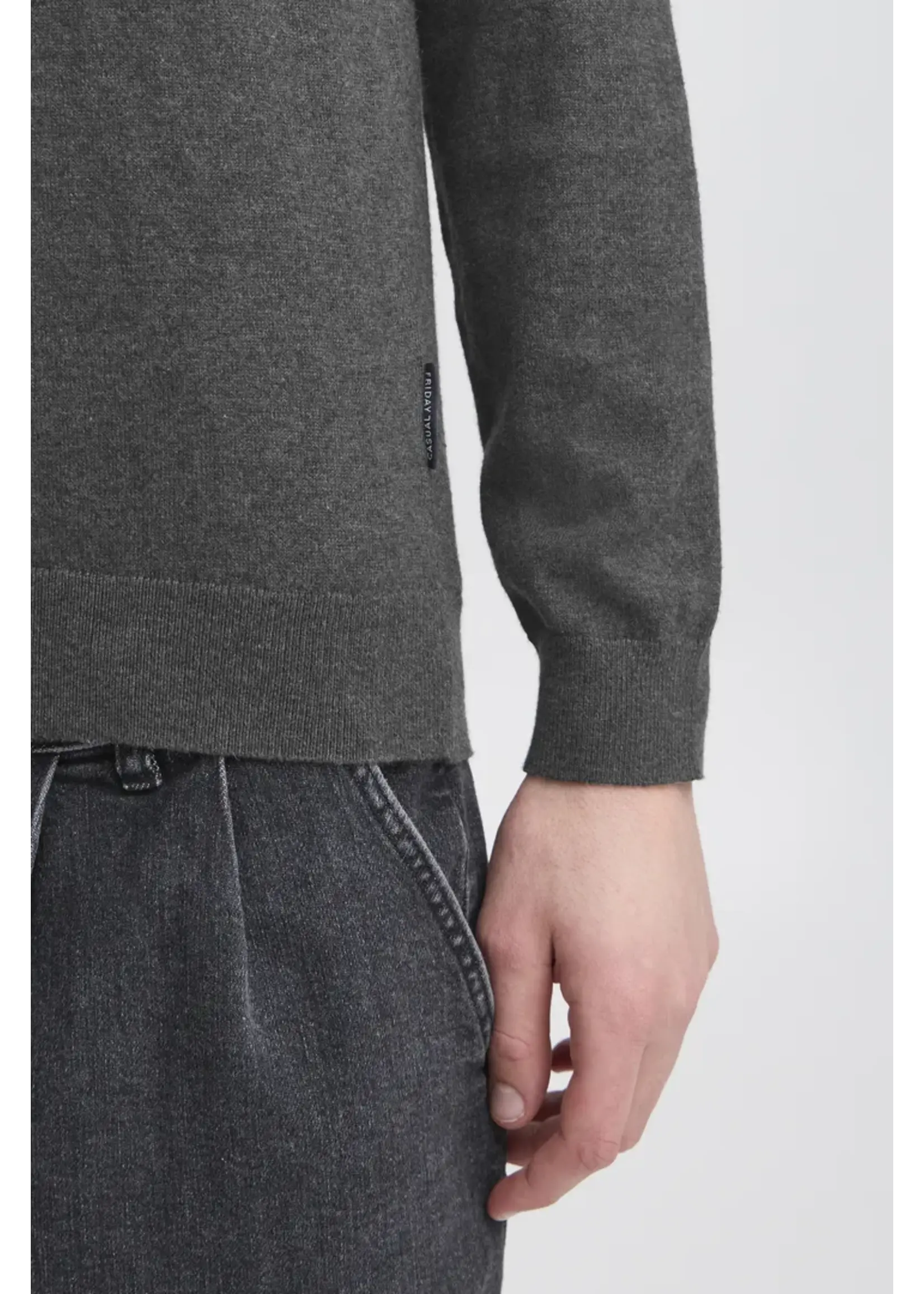 Casual Friday Casual Friday Polo En Tricot CFFrode - Dark Grey