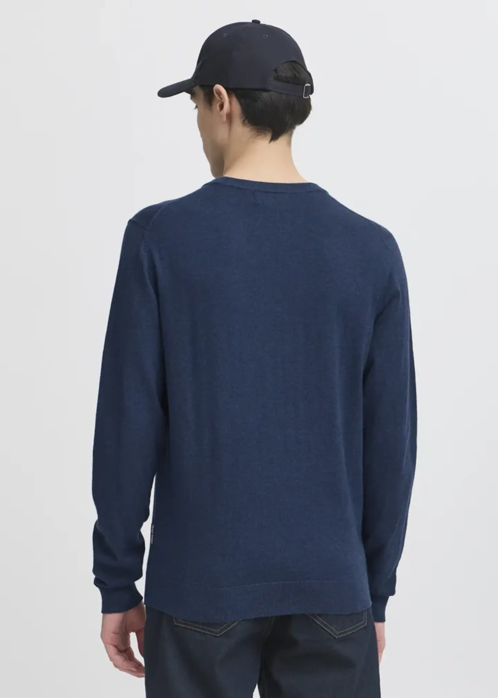 Casual Friday Casual Friday Pull Ras Du Cou CFHaldan - Medieval Blue