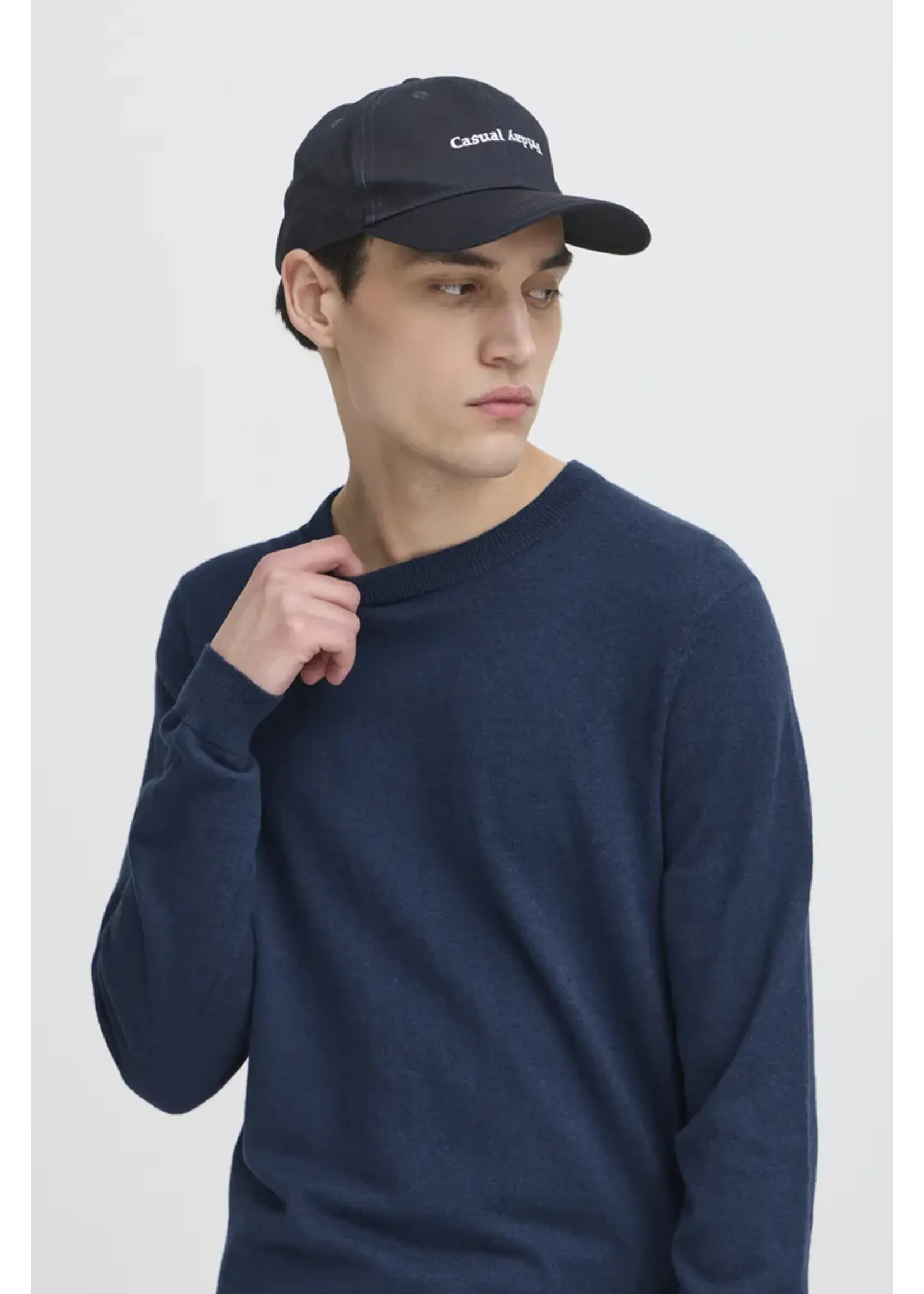 Casual Friday Casual Friday CFHaldan Crewneck Knit - Medieval Blue