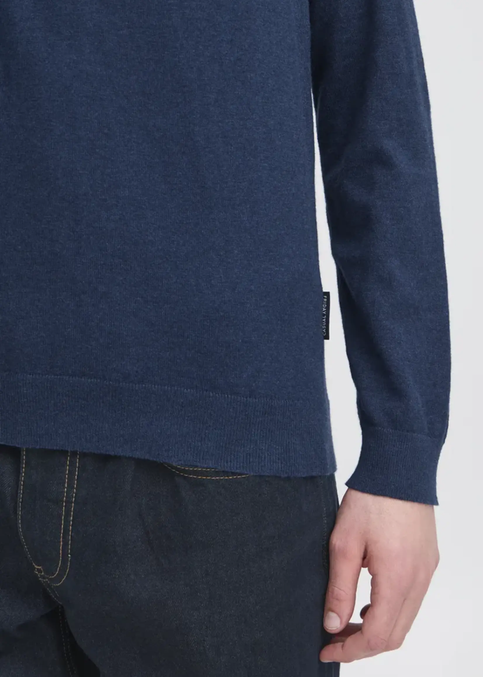 Casual Friday Casual Friday Pull Ras Du Cou CFHaldan - Medieval Blue