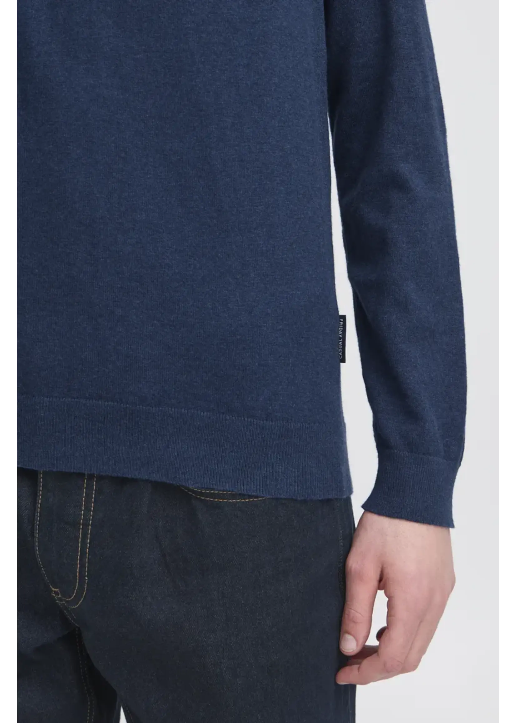 Casual Friday Casual Friday Pull Ras Du Cou CFHaldan - Medieval Blue