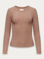 Kuwalla Kuwalla Plush Rib Long Sleeve - Mocha Mousse