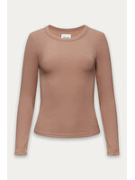 Kuwalla Kuwalla Plush Rib Long Sleeve - Mocha Mousse