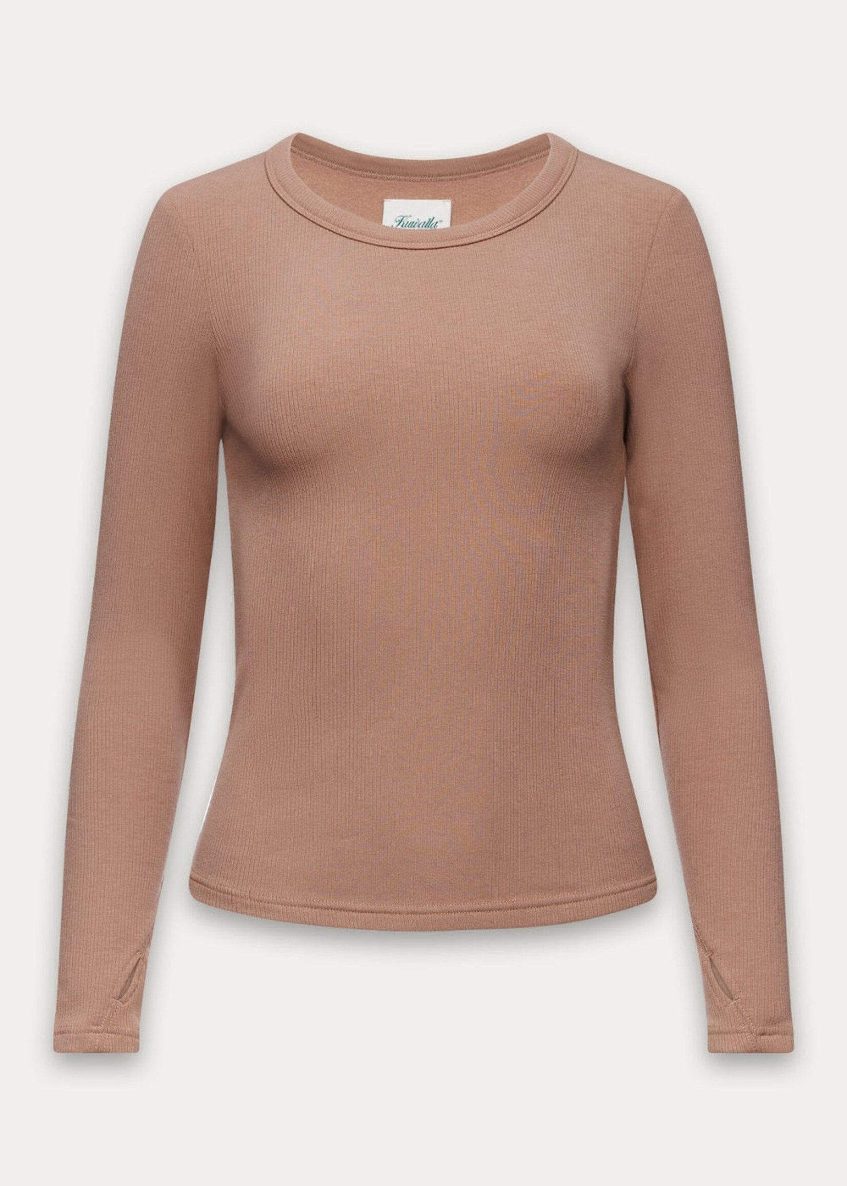 Kuwalla Kuwalla Plush Rib Long Sleeve - Mocha Mousse