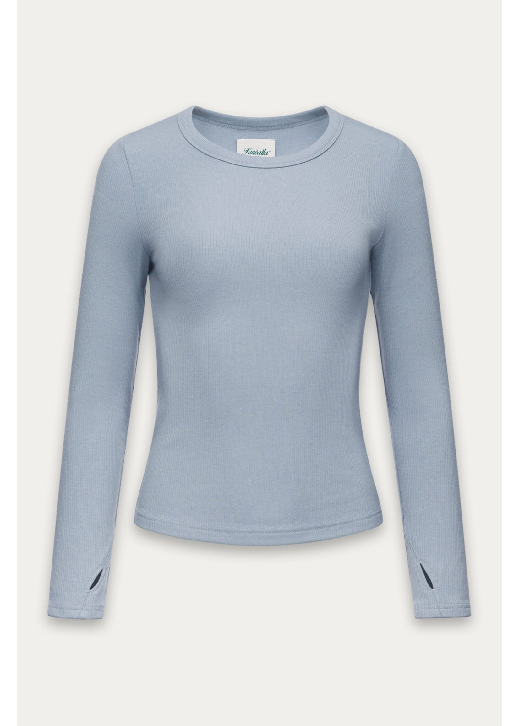 Kuwalla Kuwalla Plush Rib Long Sleeve - Frosty Blue