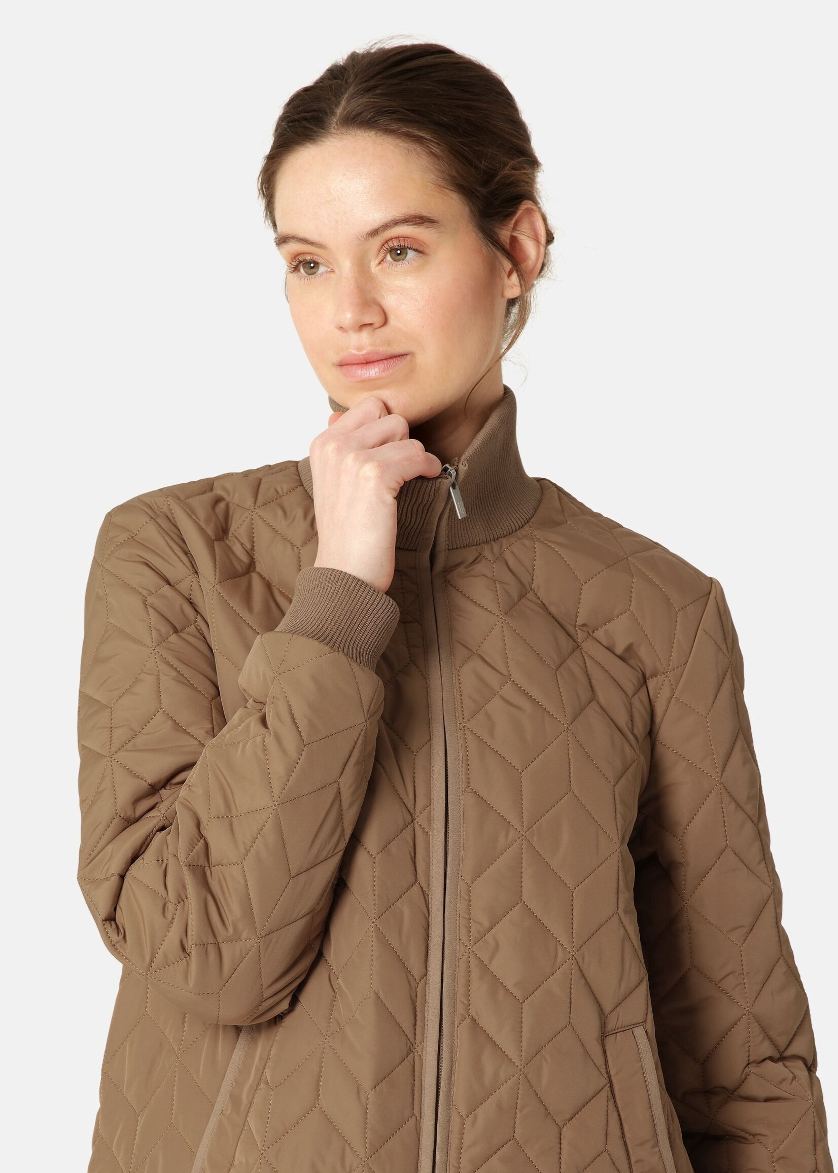 Ilse Jacobsen Ilse Jacobsen Padded Quilt Coat - Mocca