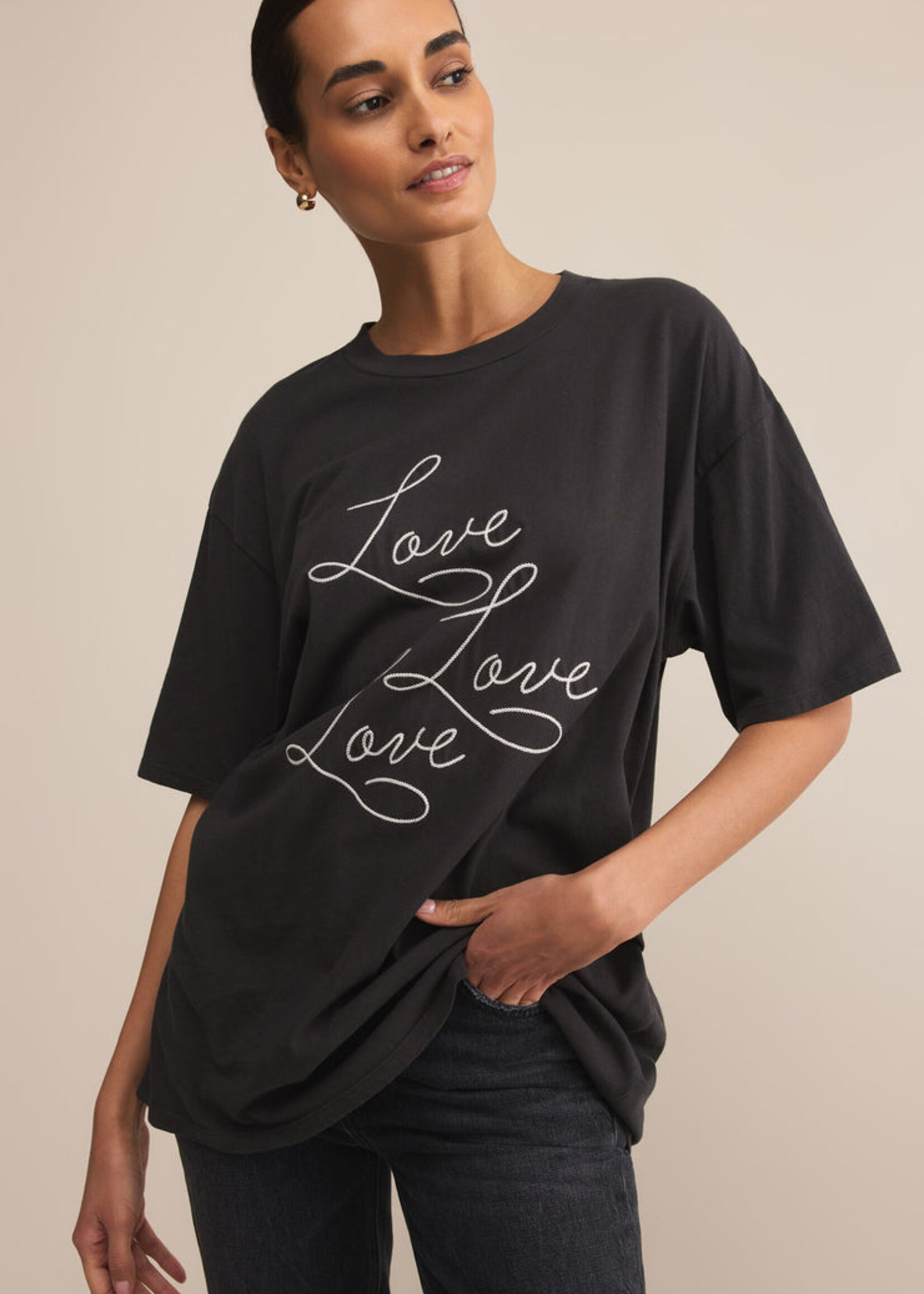 Z-Supply Z-Supply All The Love City Tee - Black Sand