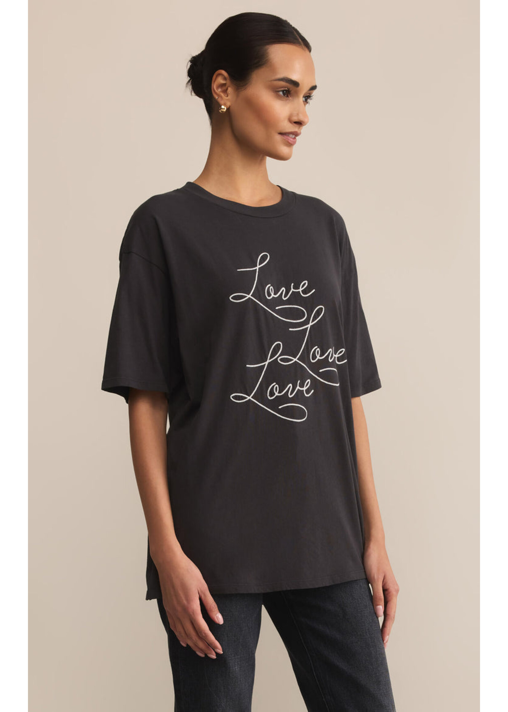Z-Supply Z-Supply T-Shirt All The Love City - Black Sand