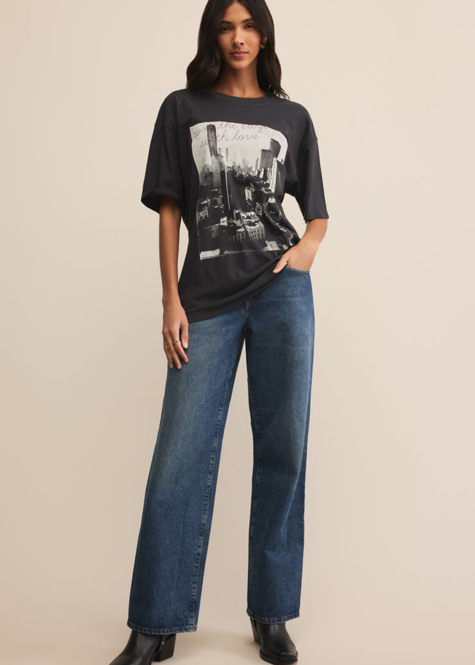 Z-Supply Z-Supply Big Apple City Tee - Black Sand