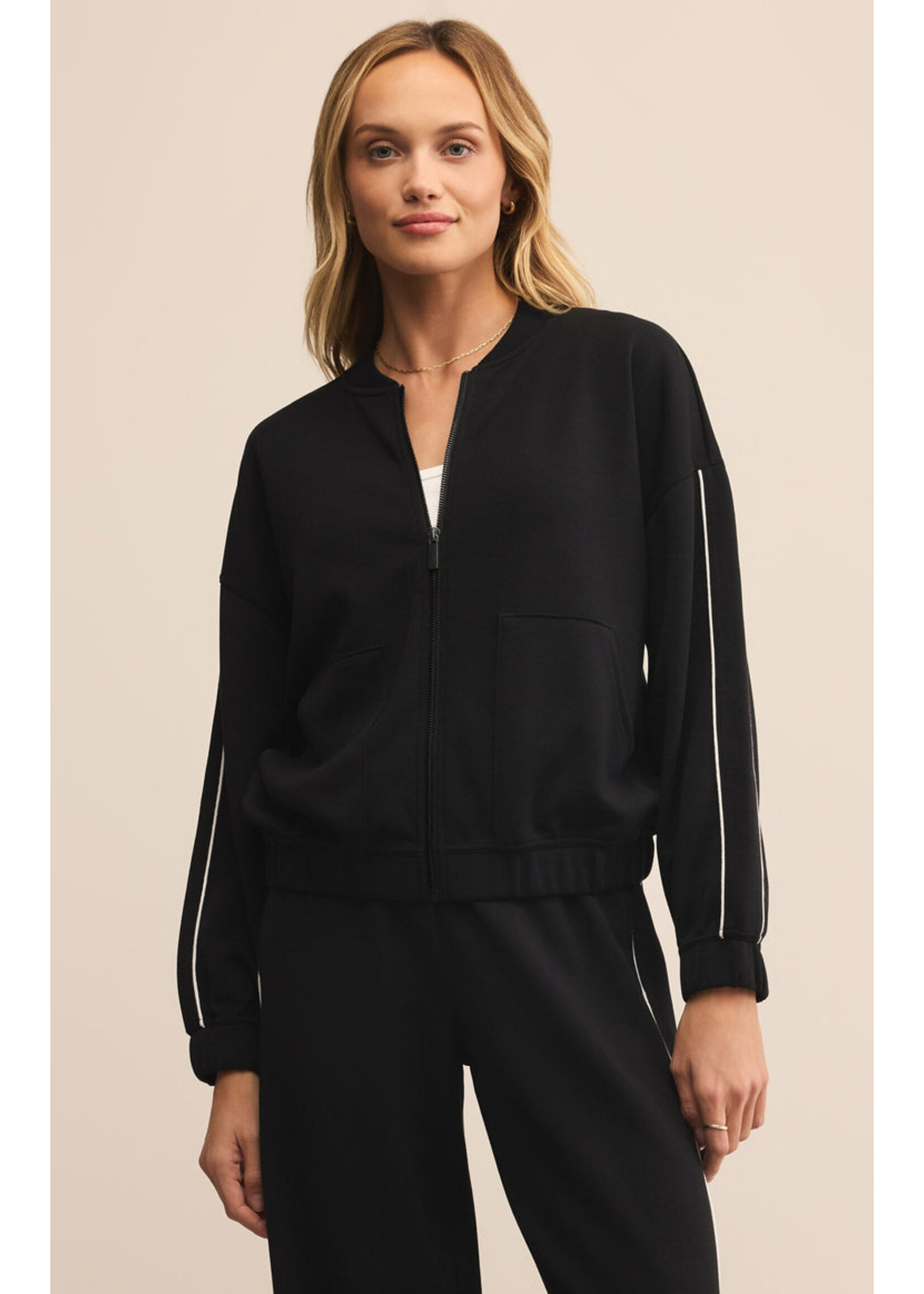 Z-Supply Z-Supply On Track Oversized Jacket - Black
