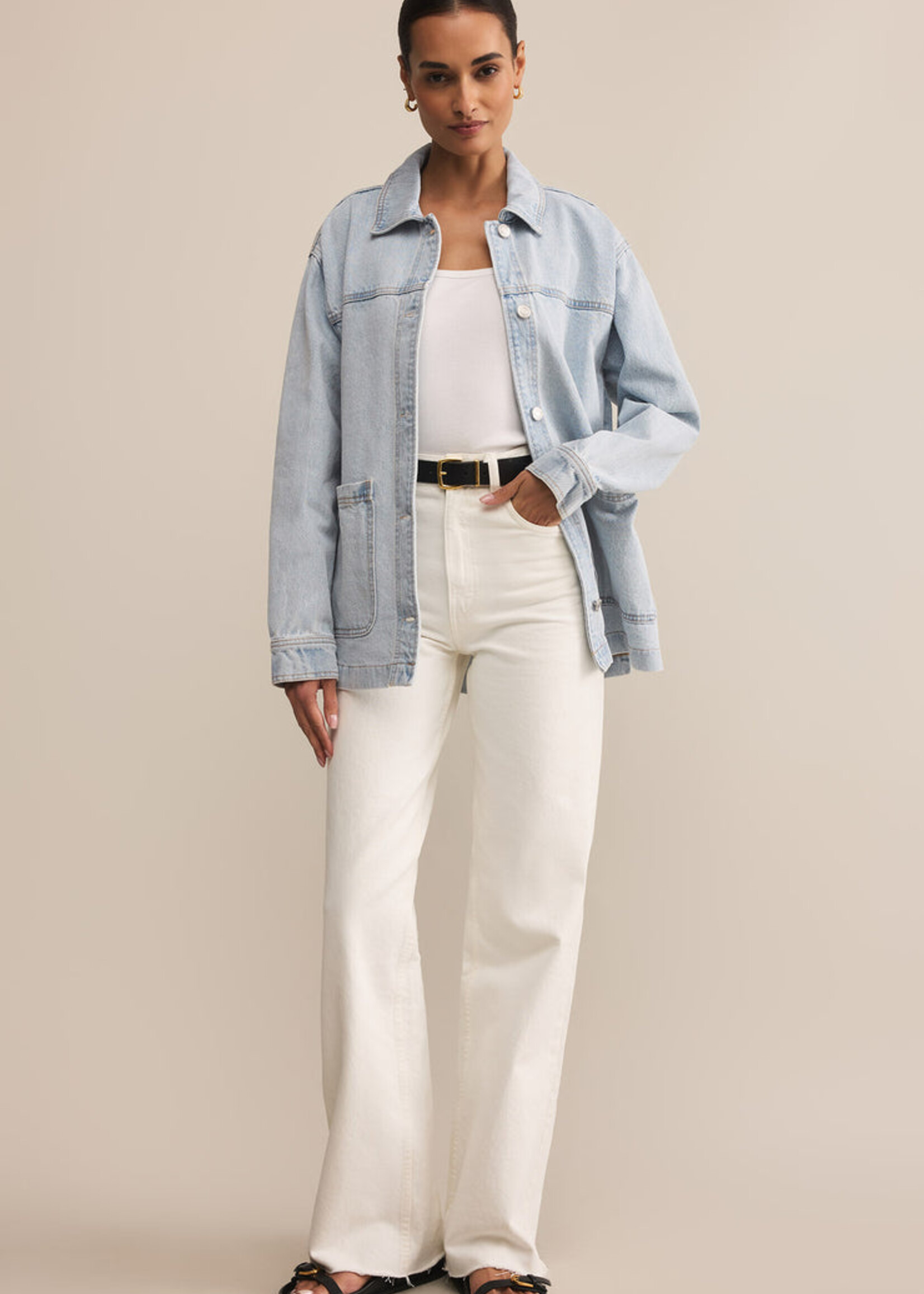Z-Supply Z-Supply On The Road Denim Jacket - Faded Indigo