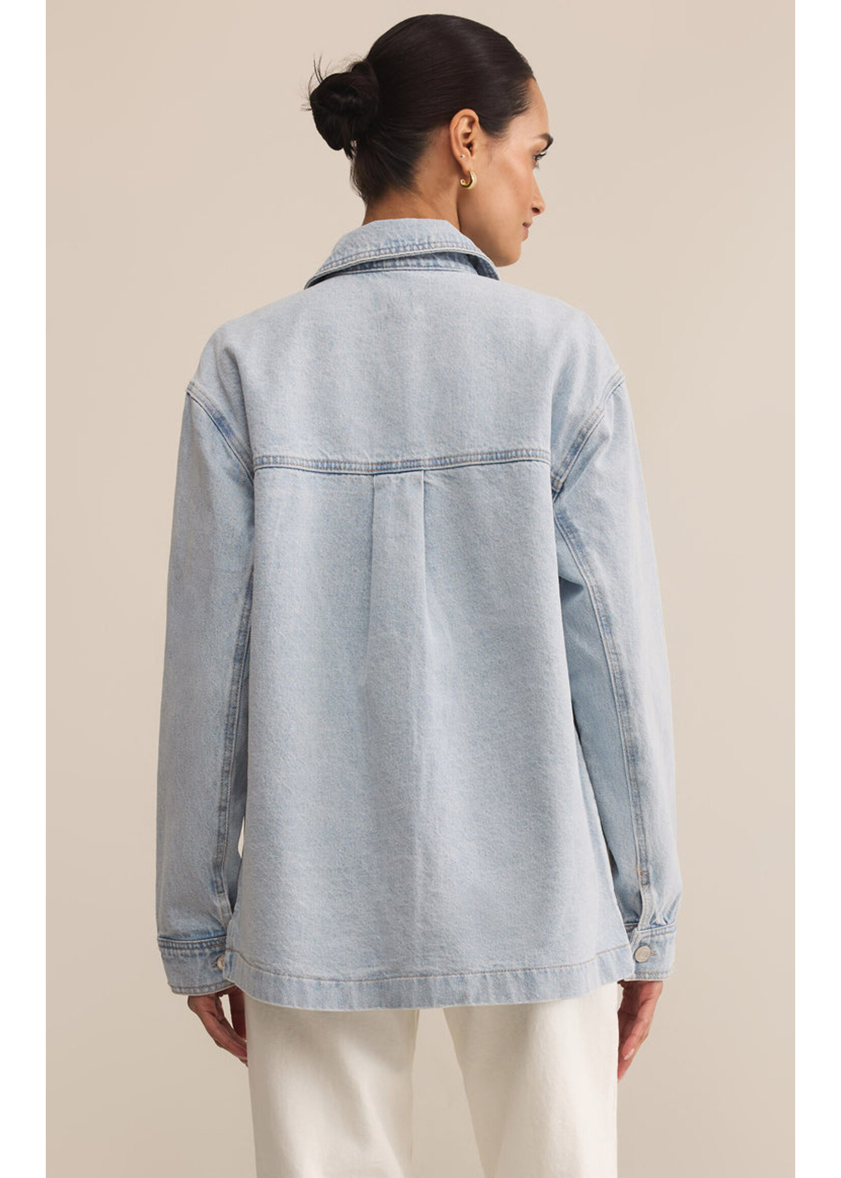 Z-Supply Z-Supply On The Road Denim Jacket - Faded Indigo