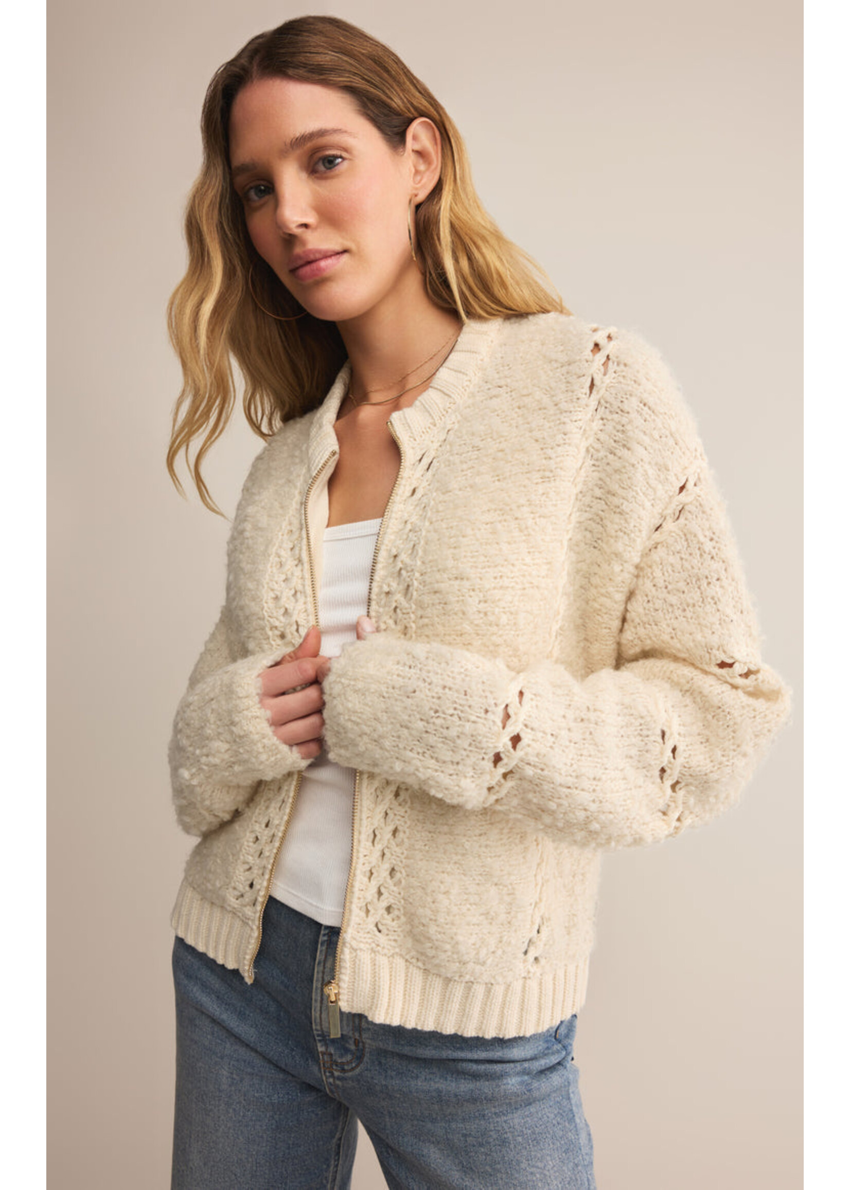 Z-Supply Z-Supply Veste Pull Sundance - Crystal