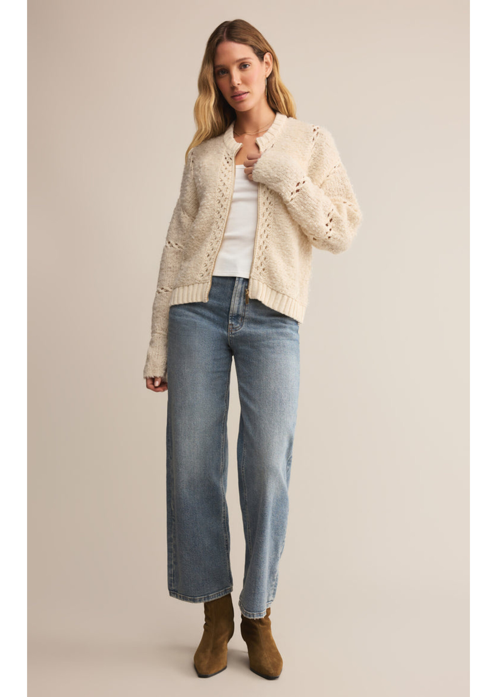 Z-Supply Z-Supply Sundance Sweater Jacket - Crystal