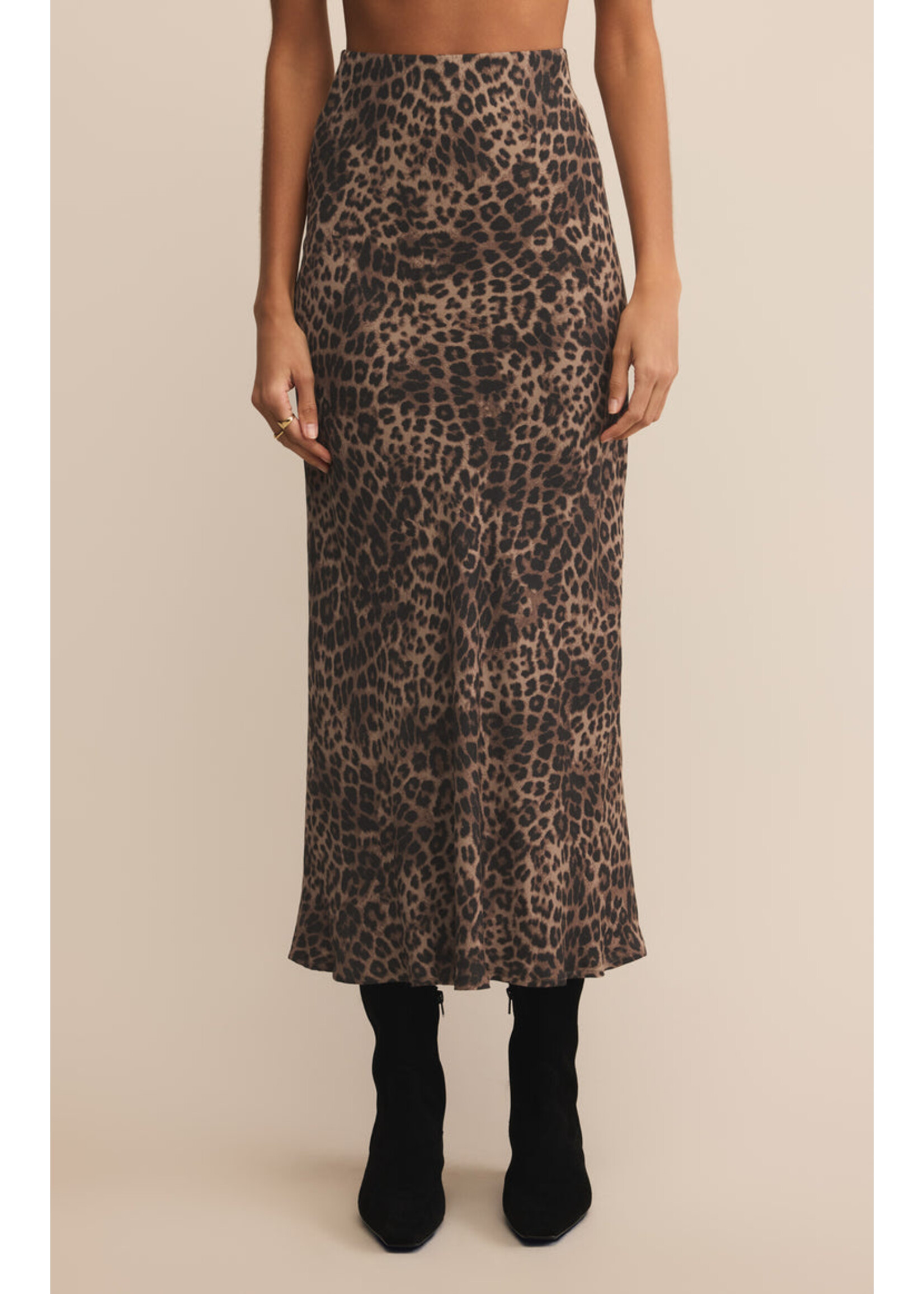 Z-Supply Z-Supply Izabel Leopard Skirt - Desert Tan