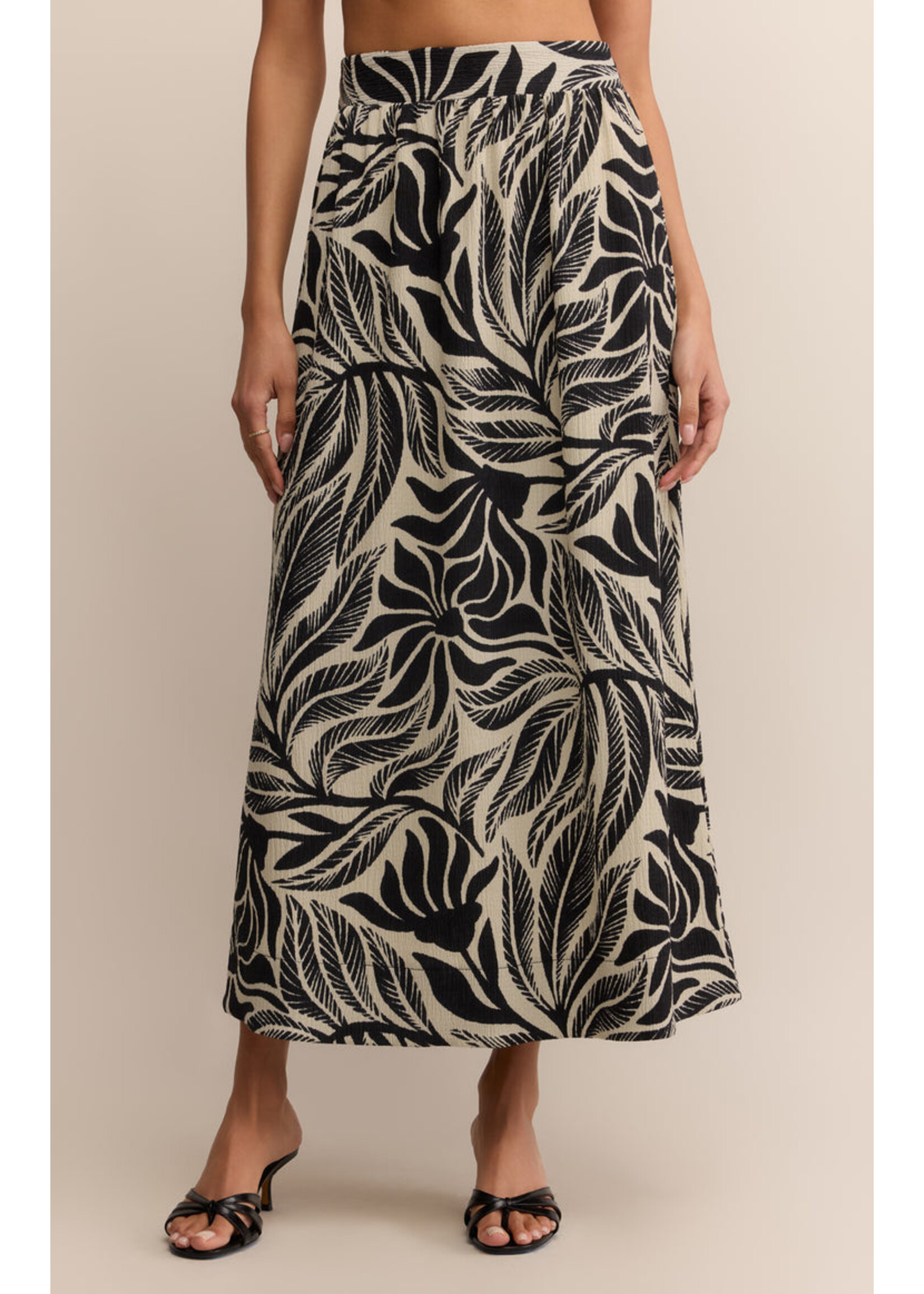 Z-Supply Z-Supply Serendipity Isla Leaf Skirt - Black
