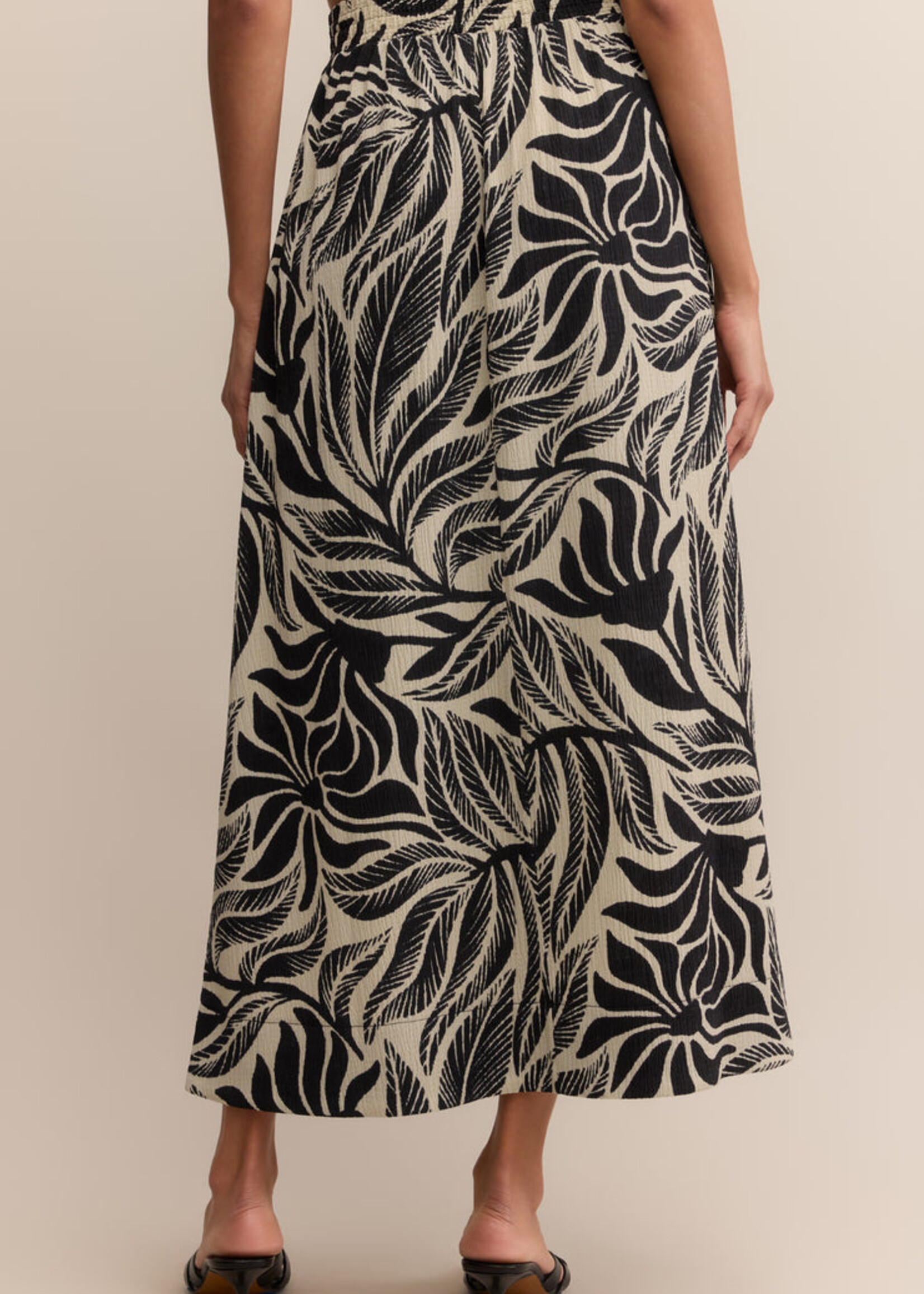 Z-Supply Z-Supply Jupe Serendipity Isla Leaf - Noir