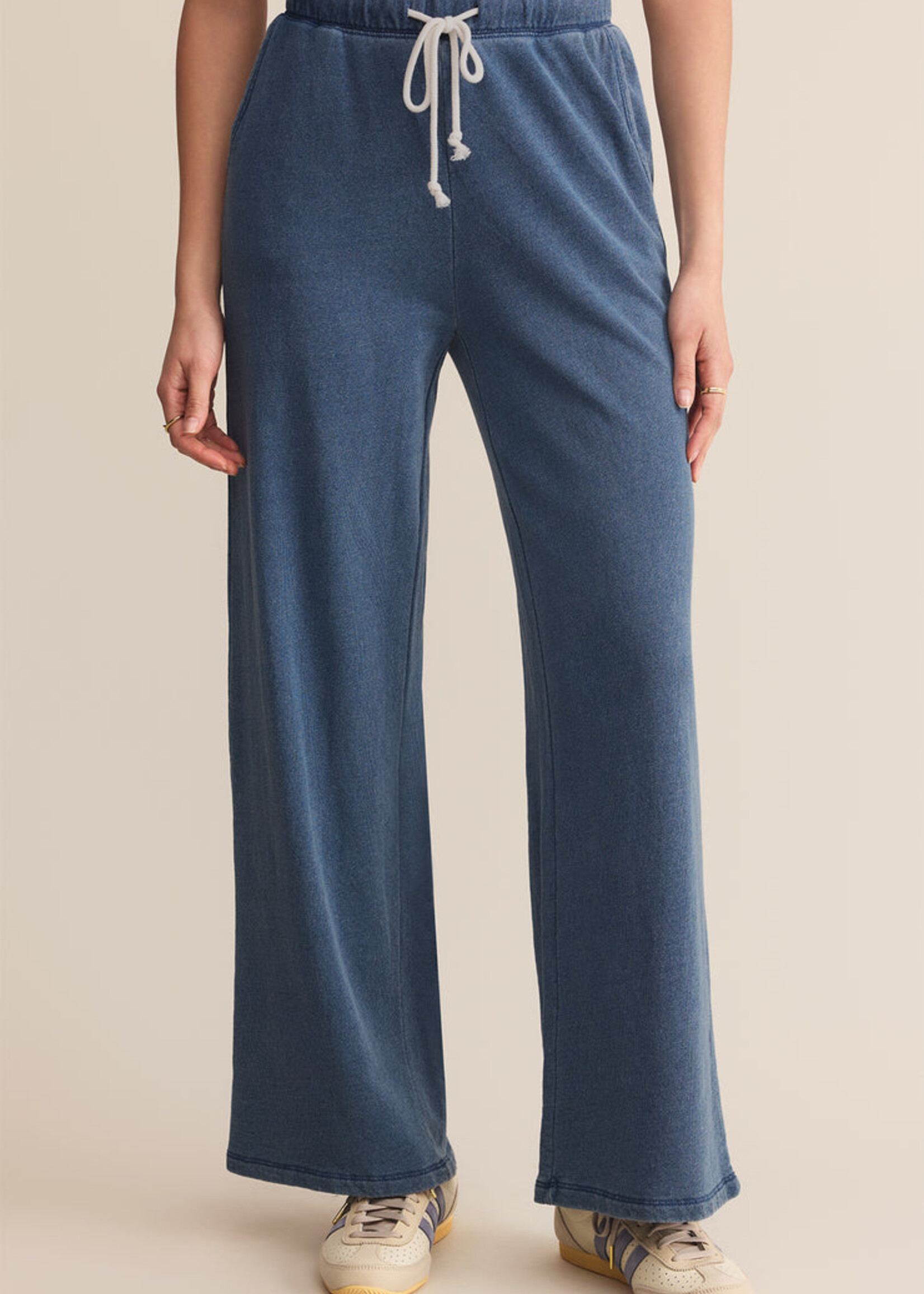 Z-Supply Z-Supply Pantalon Vinin En Denim Hunter Knit - Vintage Indigo