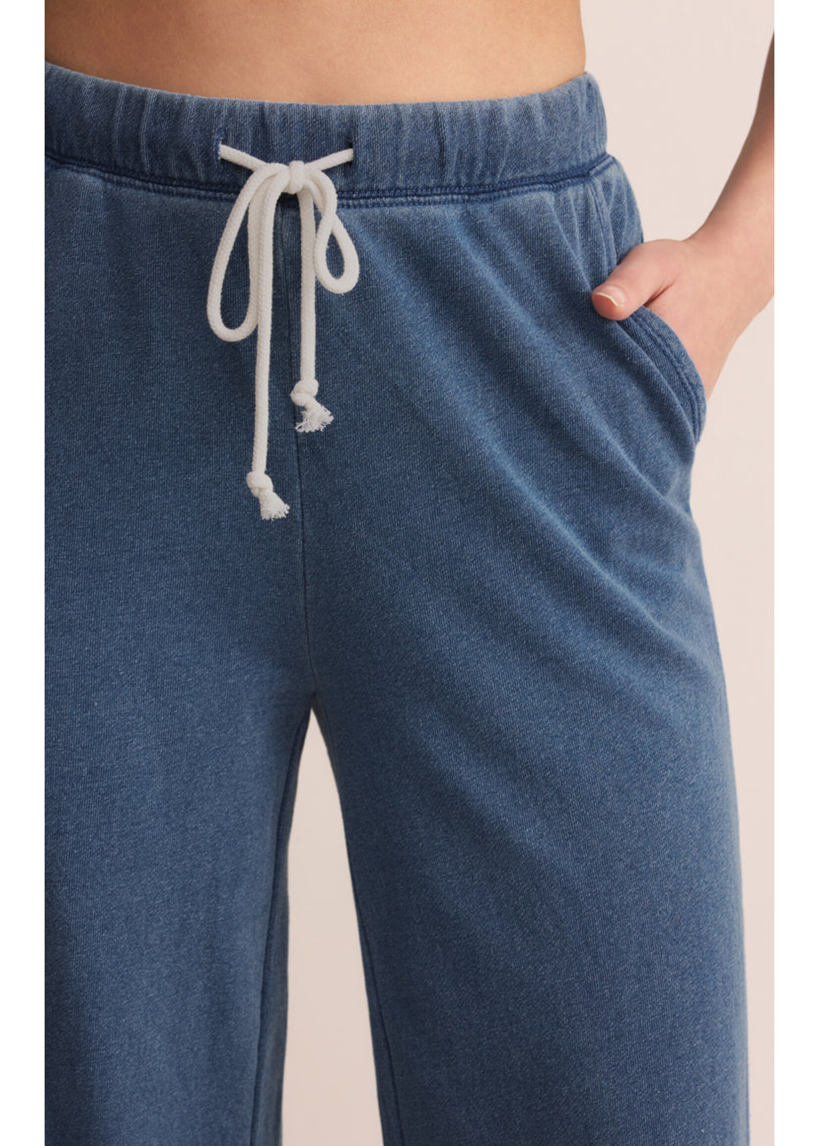 Z-Supply Z-Supply Pantalon Vinin En Denim Hunter Knit - Vintage Indigo