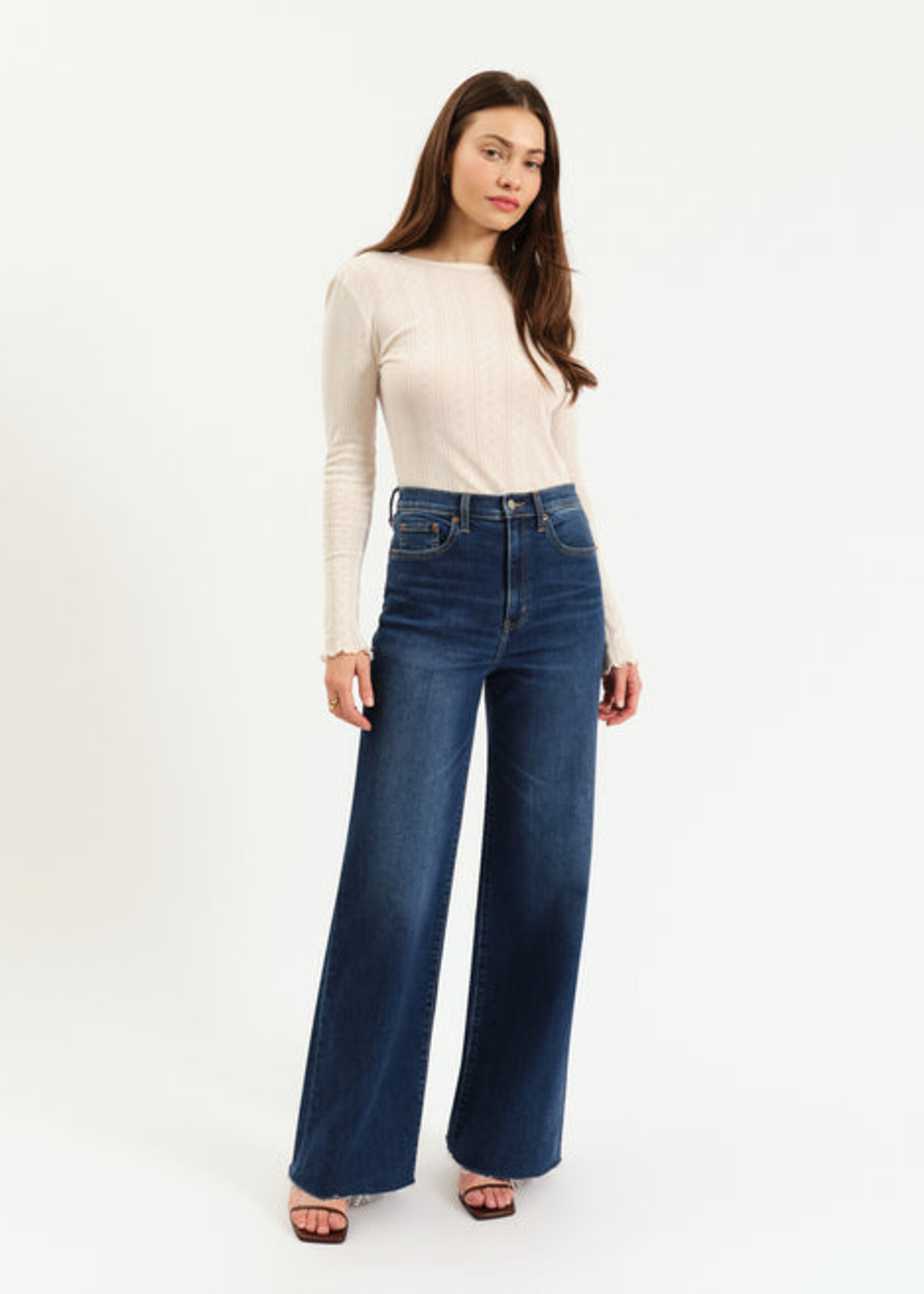 Daze Daze Far Out Jean W/Out Seaming - Waterfall