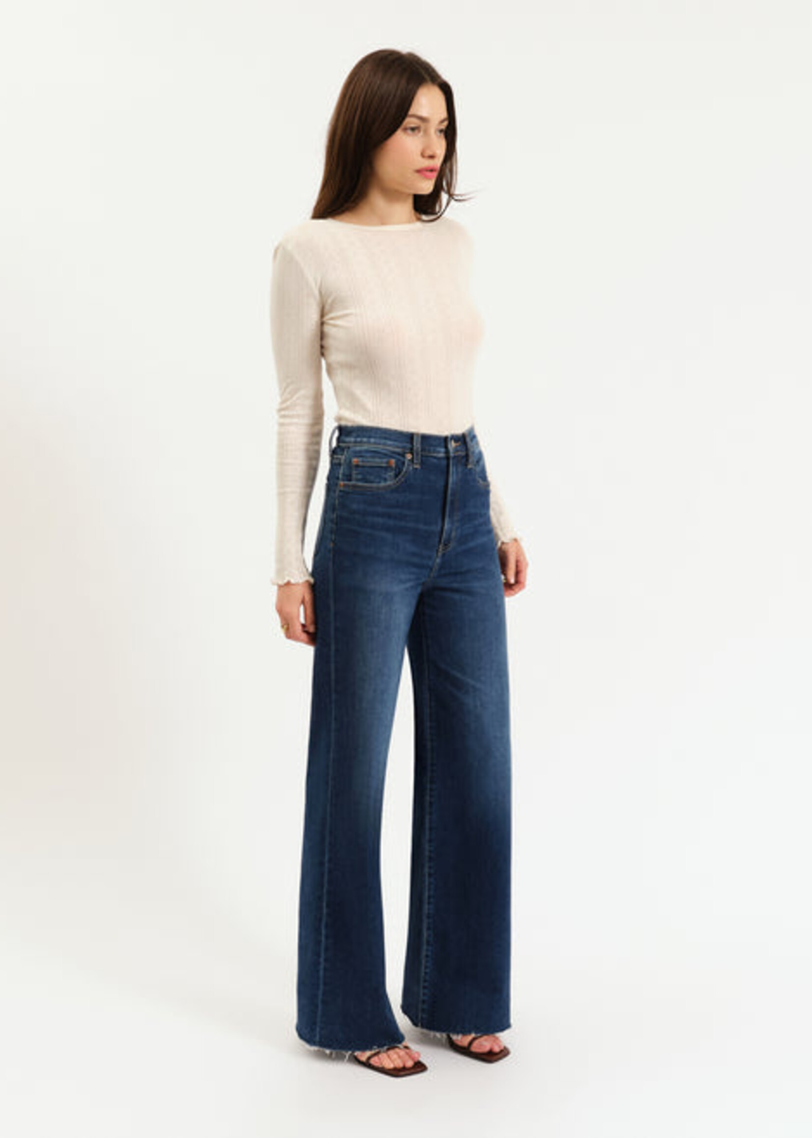 Daze Daze Far Out Jean W/Out Seaming - Waterfall