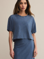 Z-Supply Z-Supply T-Shirt En Jersey Denim On The Go - Vintage Indigo