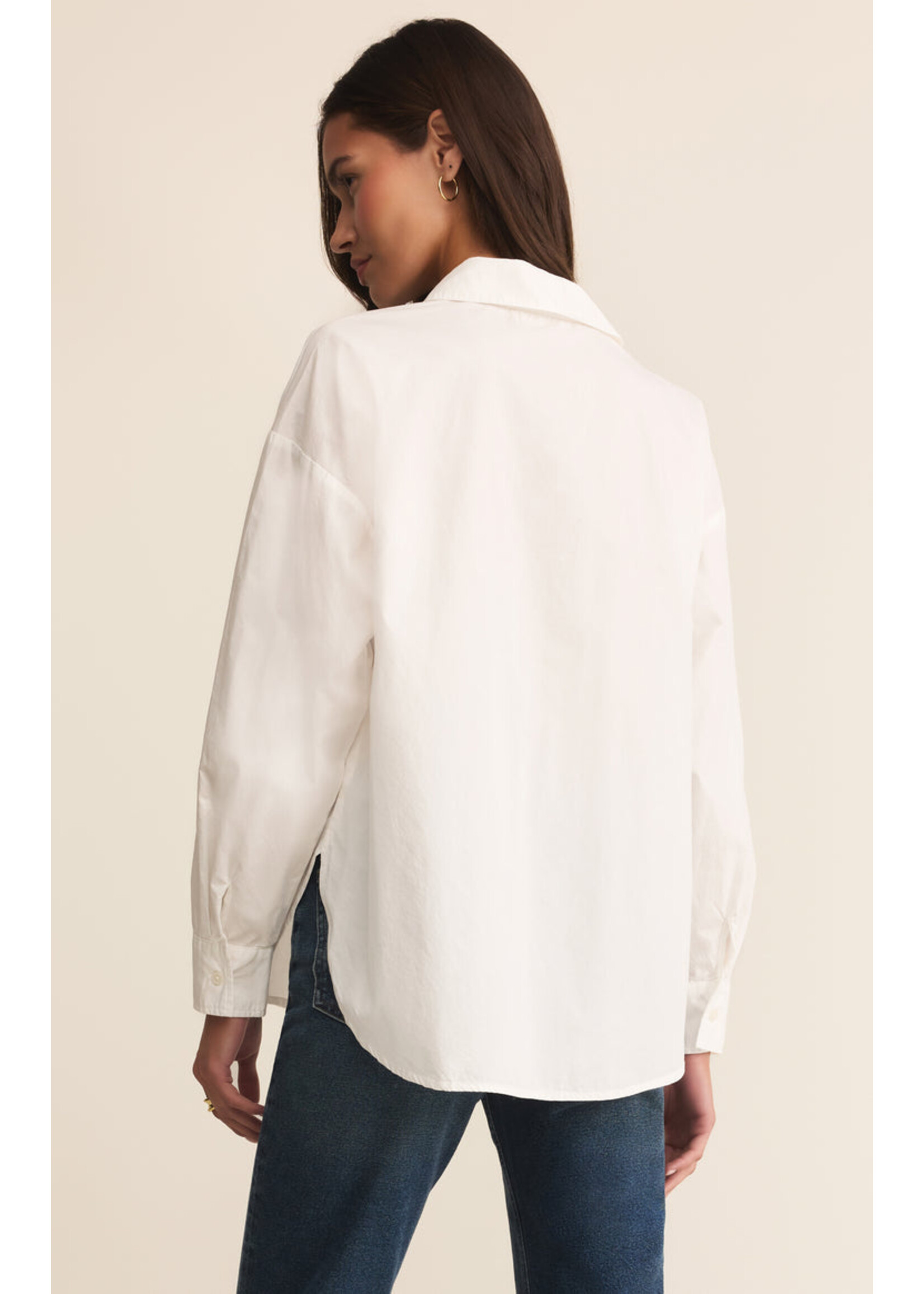 Z-Supply Z-Supply Elevated Poplin Shirt - White