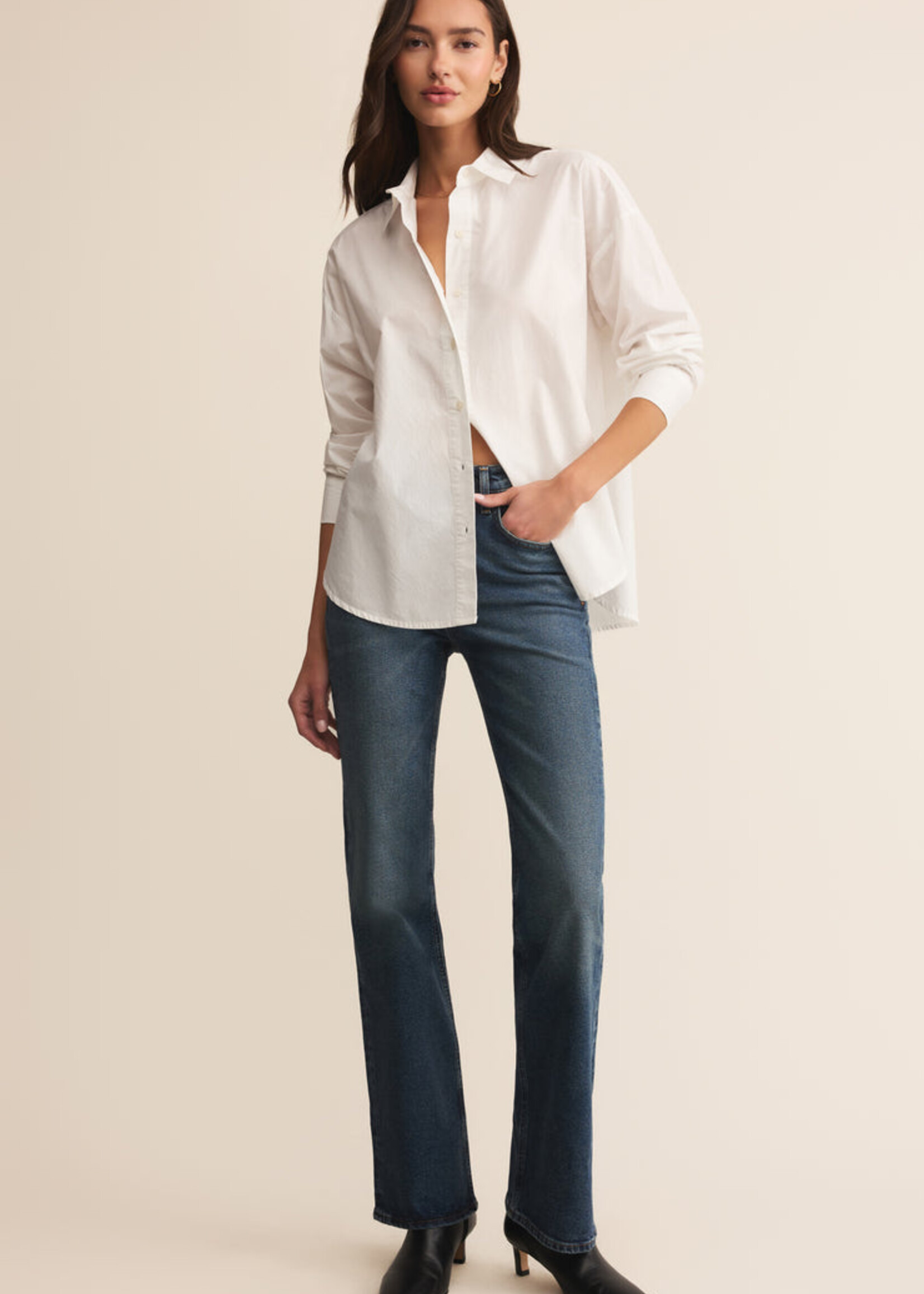 Z-Supply Z-Supply Elevated Poplin Shirt - White