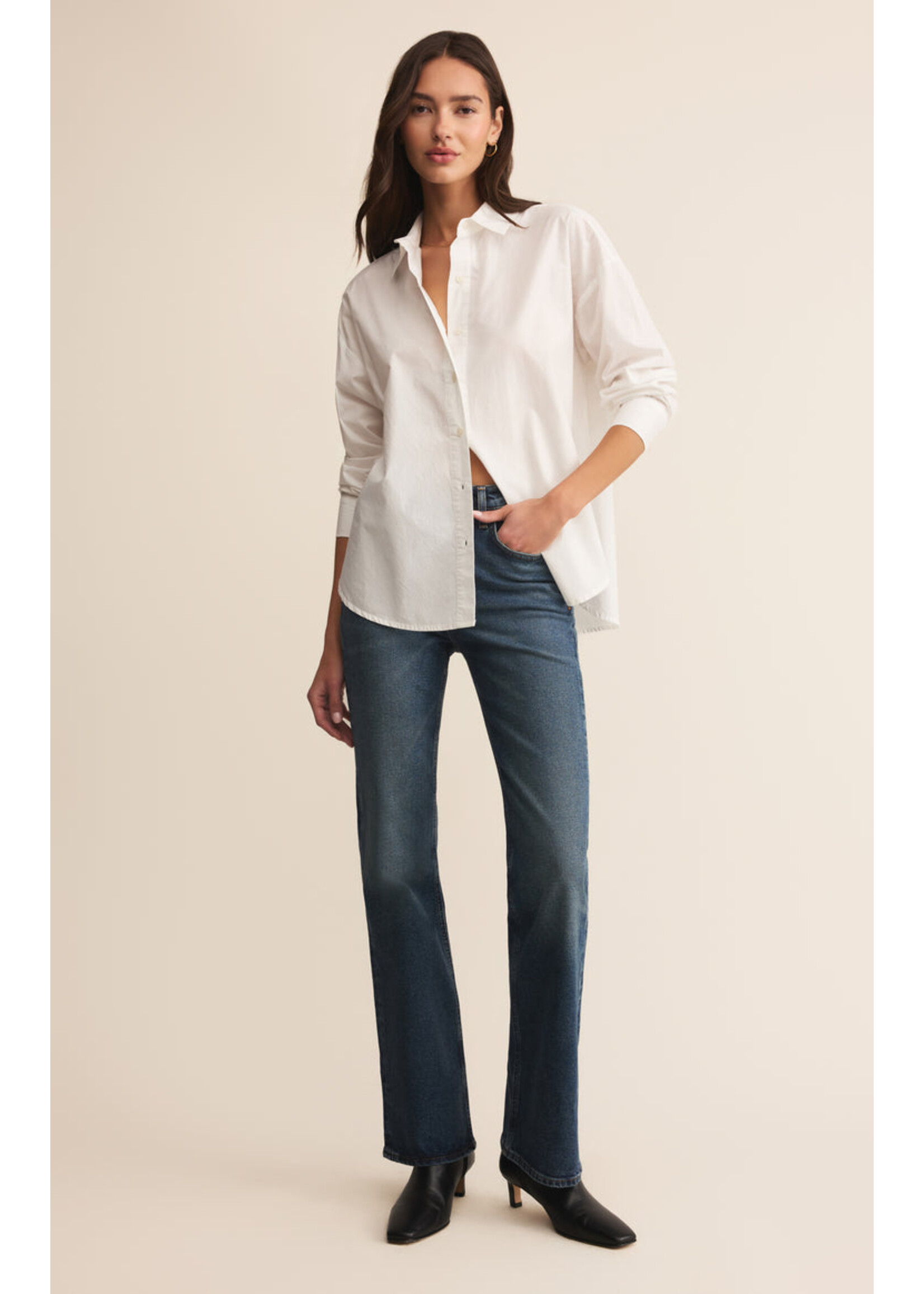 Z-Supply Z-Supply Elevated Poplin Shirt - White