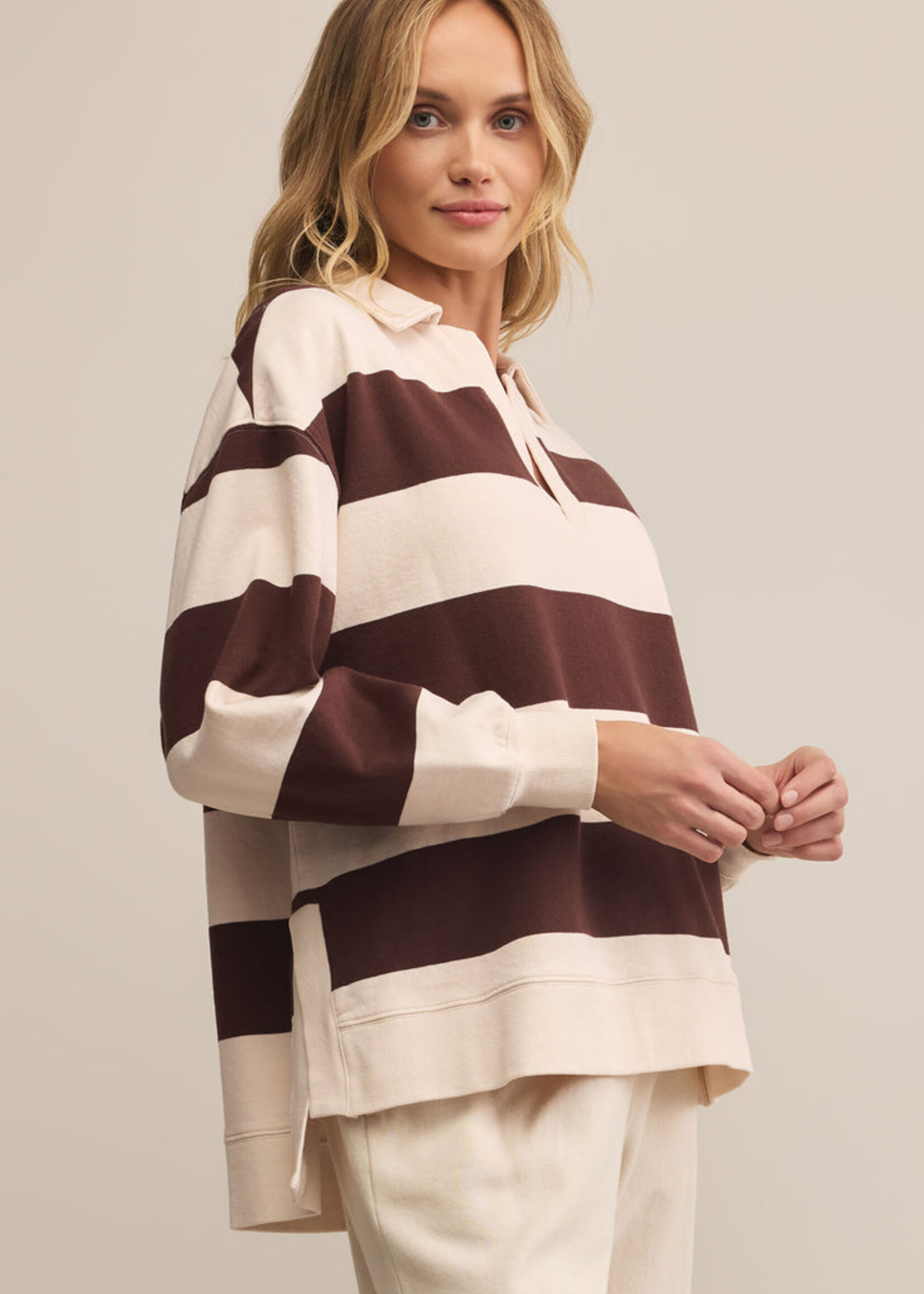 Z-Supply Z-Supply Rugby Henley - Sandalwood