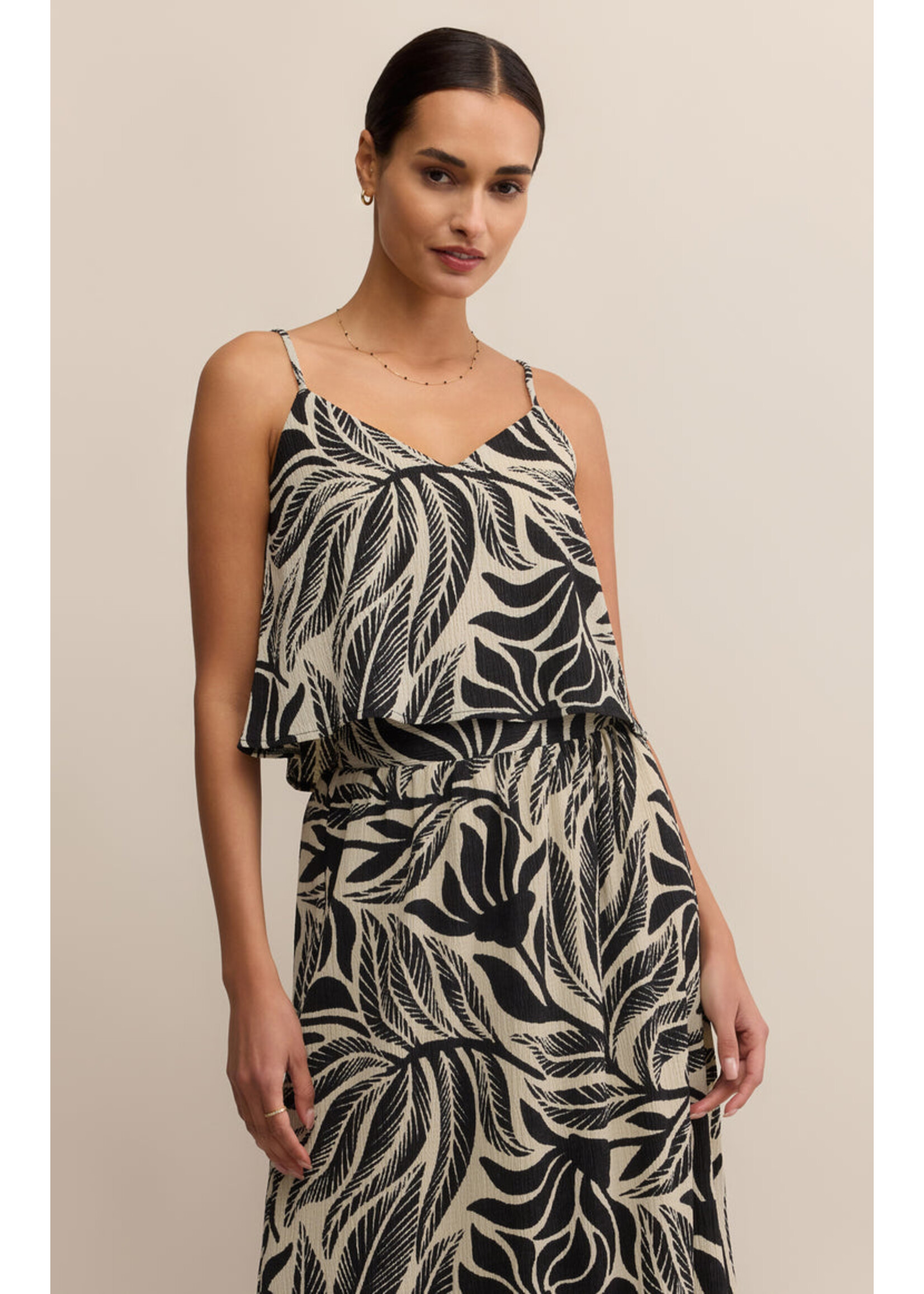 Z-Supply Z-Supply Haut Nolan Leaf - Noir