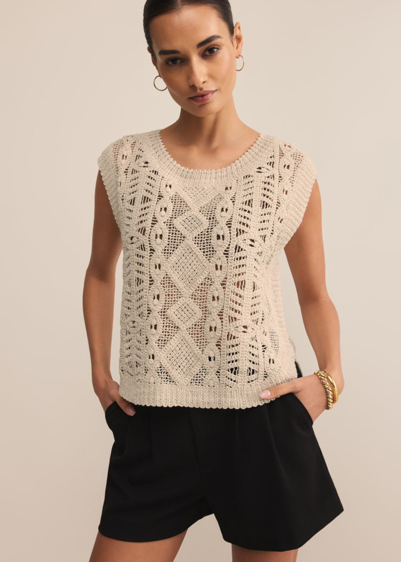 Z-Supply Z-Supply Baroque Sweater Top - Crystal