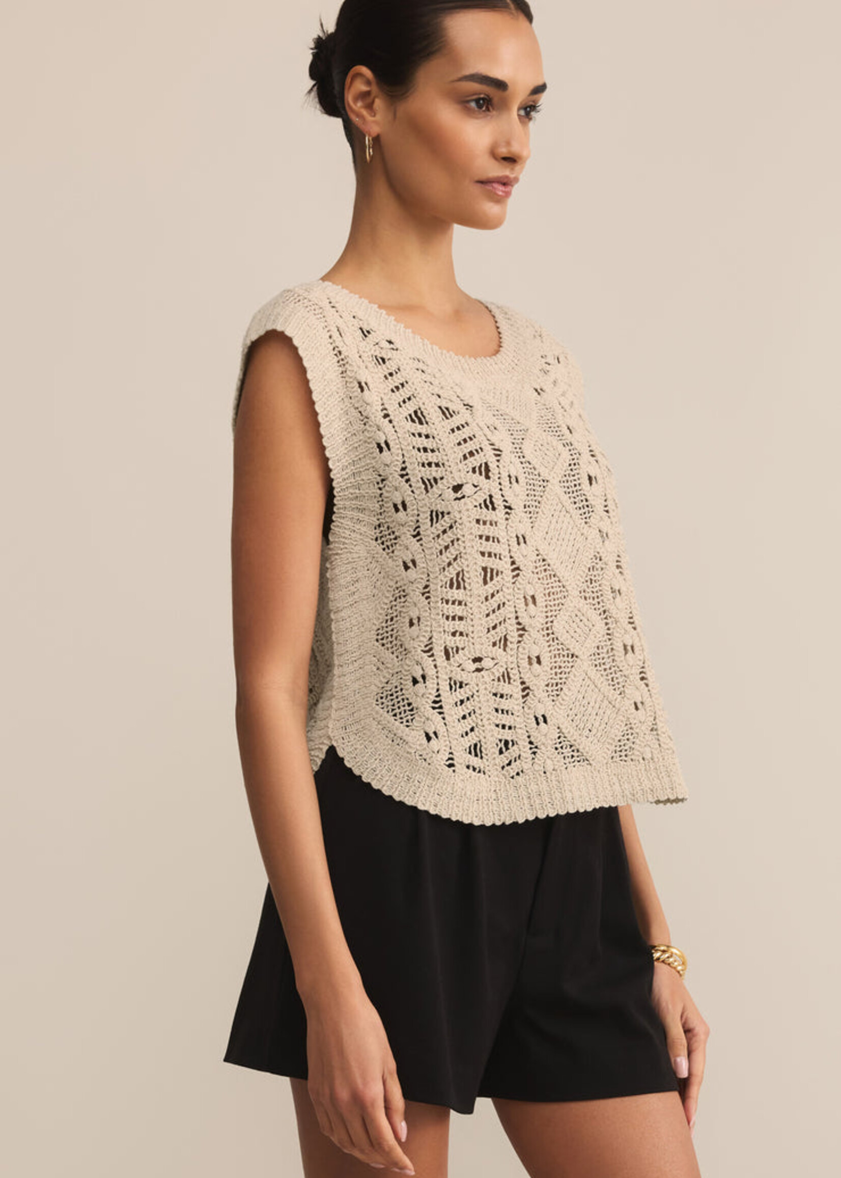 Z-Supply Z-Supply Baroque Sweater Top - Crystal